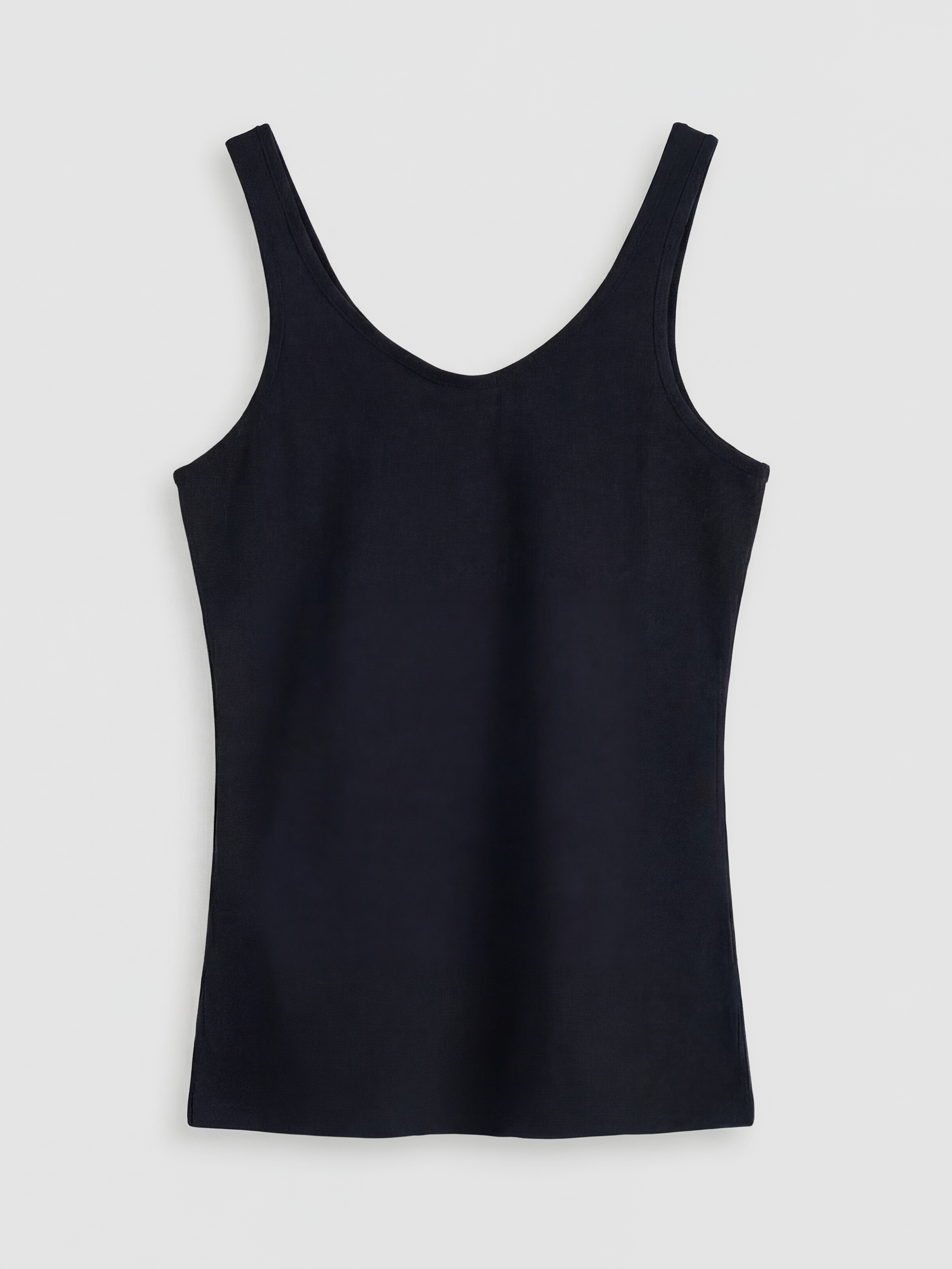 Beyaz U Yaka Askılı Kadın Atlet 2'li-4