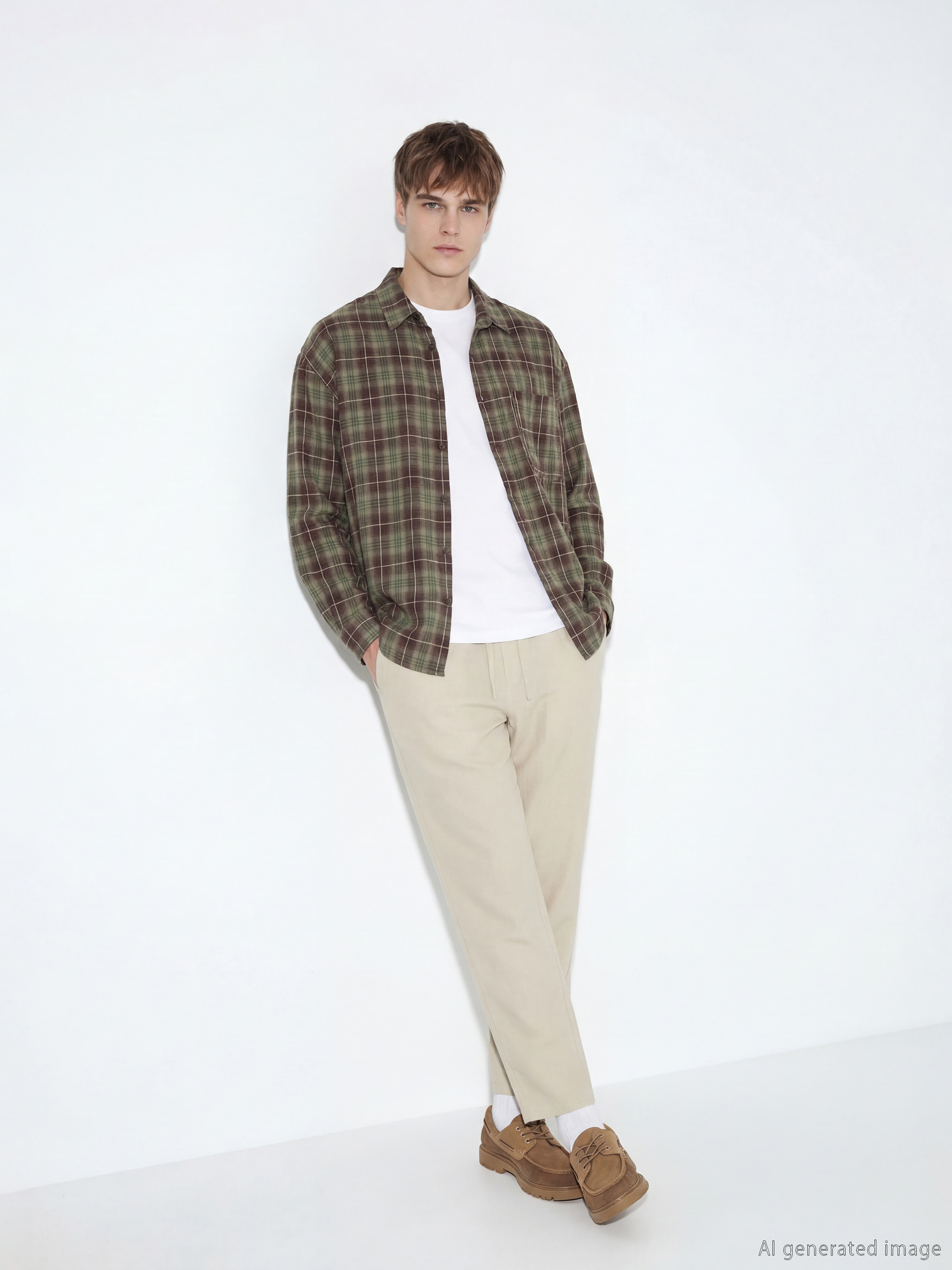 XSIDE Man BEIGE Trousers - S67615Z8-R7Z