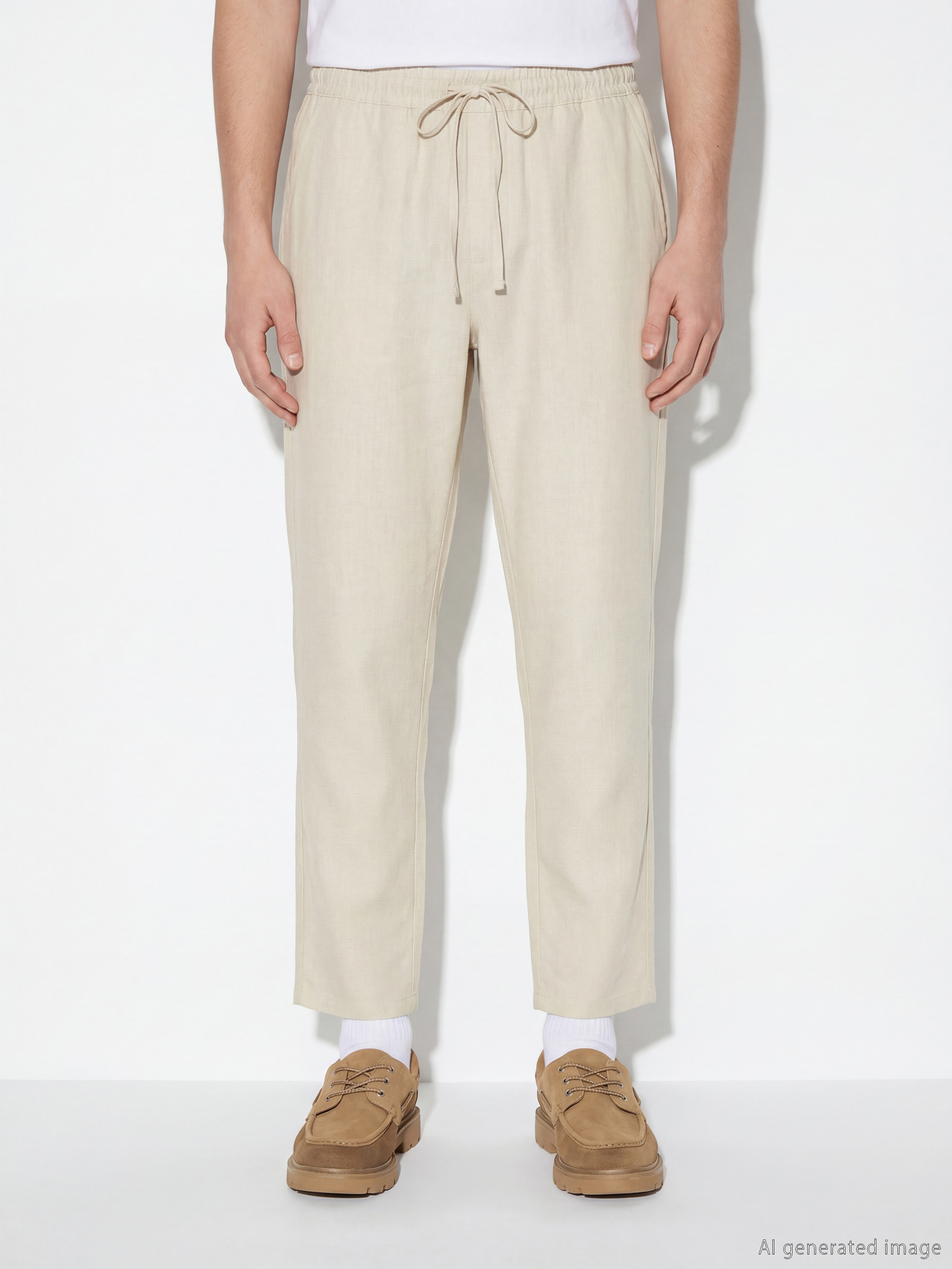 Man BEIGE Trousers-1