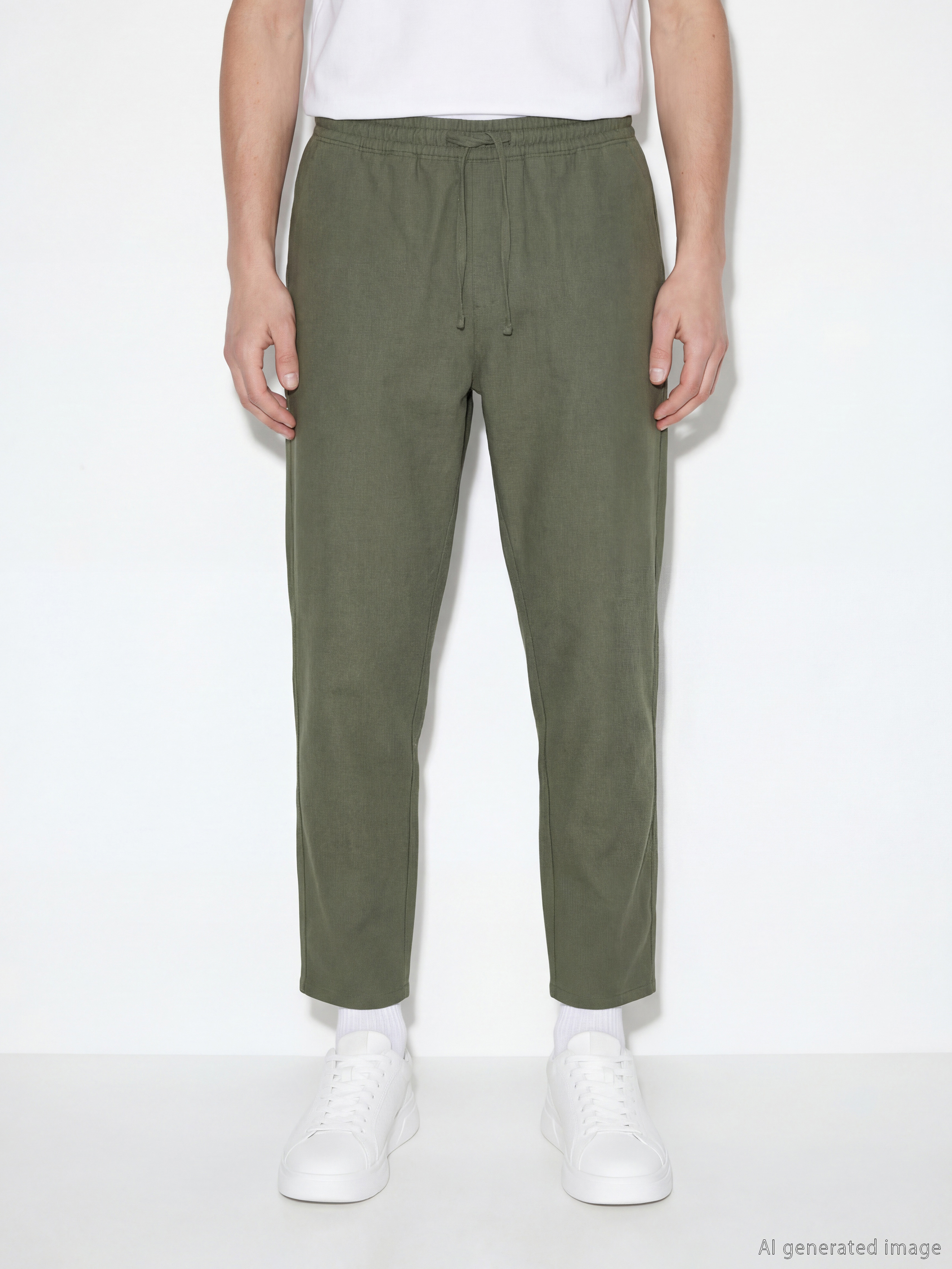Man KHAKI Trousers-1
