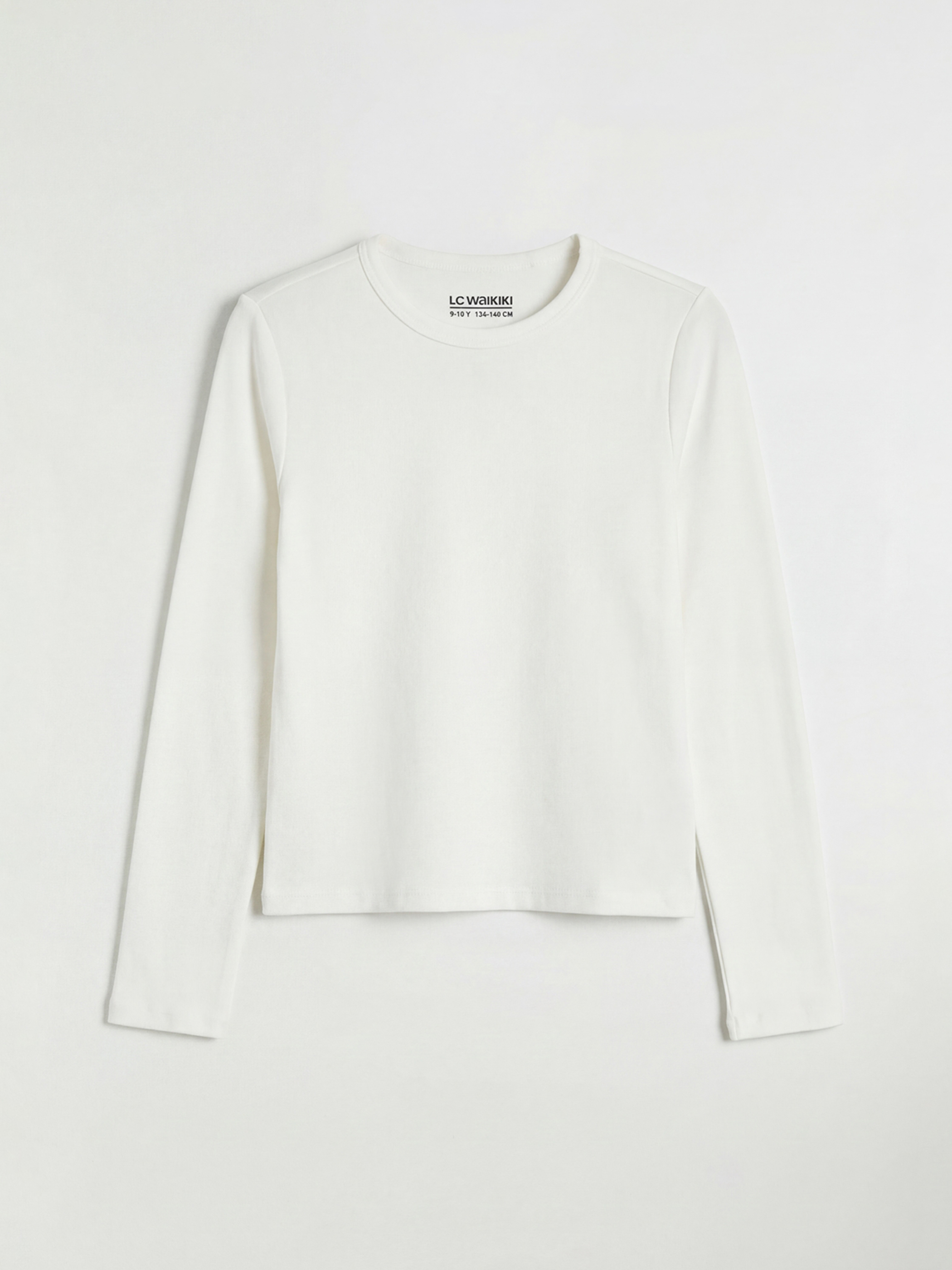 LCW Kids Girl ECRU T-Shirt - S67857Z4-R9J