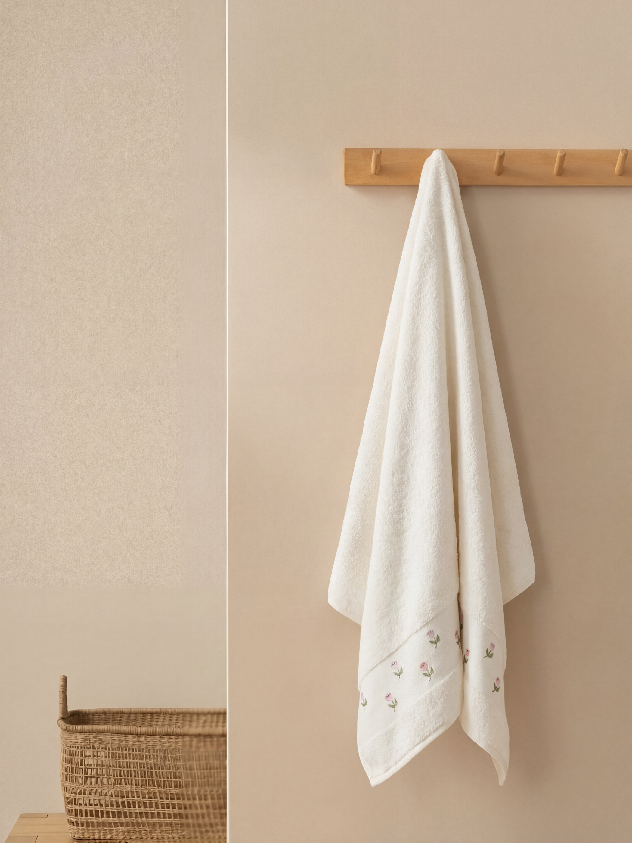 Embroidered Beach Towel 70x140 cm-2