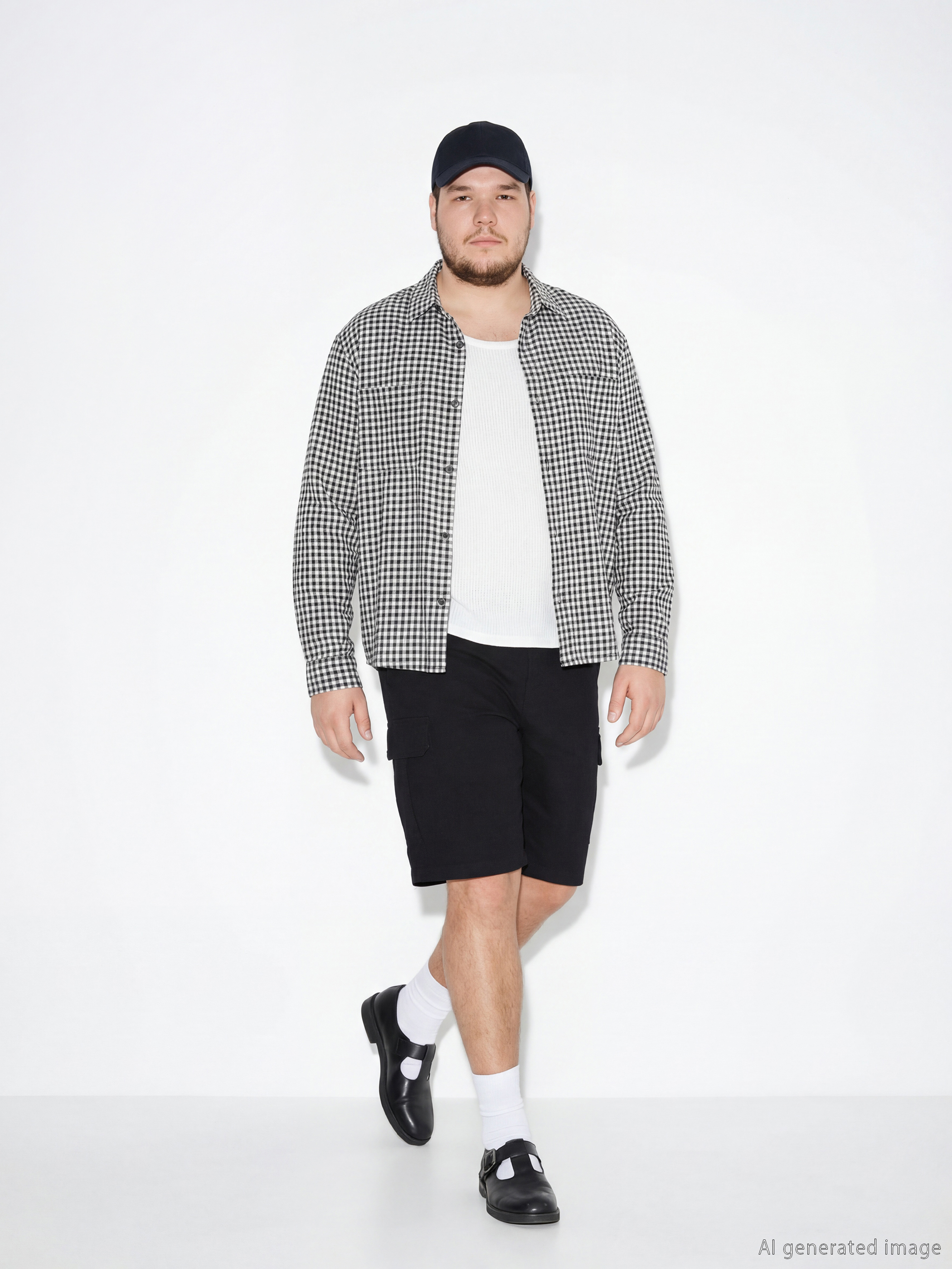 XSIDE Standart Kalıp Erkek Gabardin Kargo Şort - S68213Z8-RQL