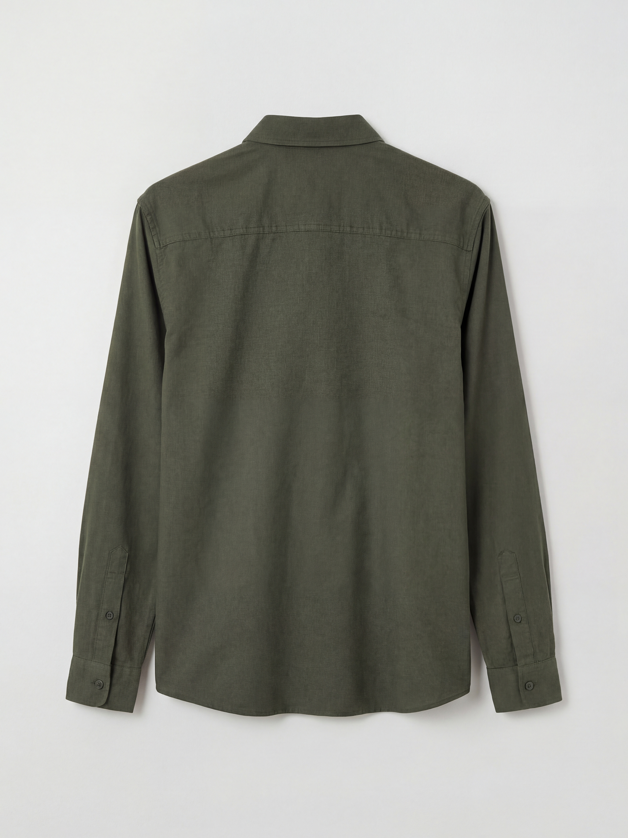 Regular Fit Men's Gabardine Shirt-5