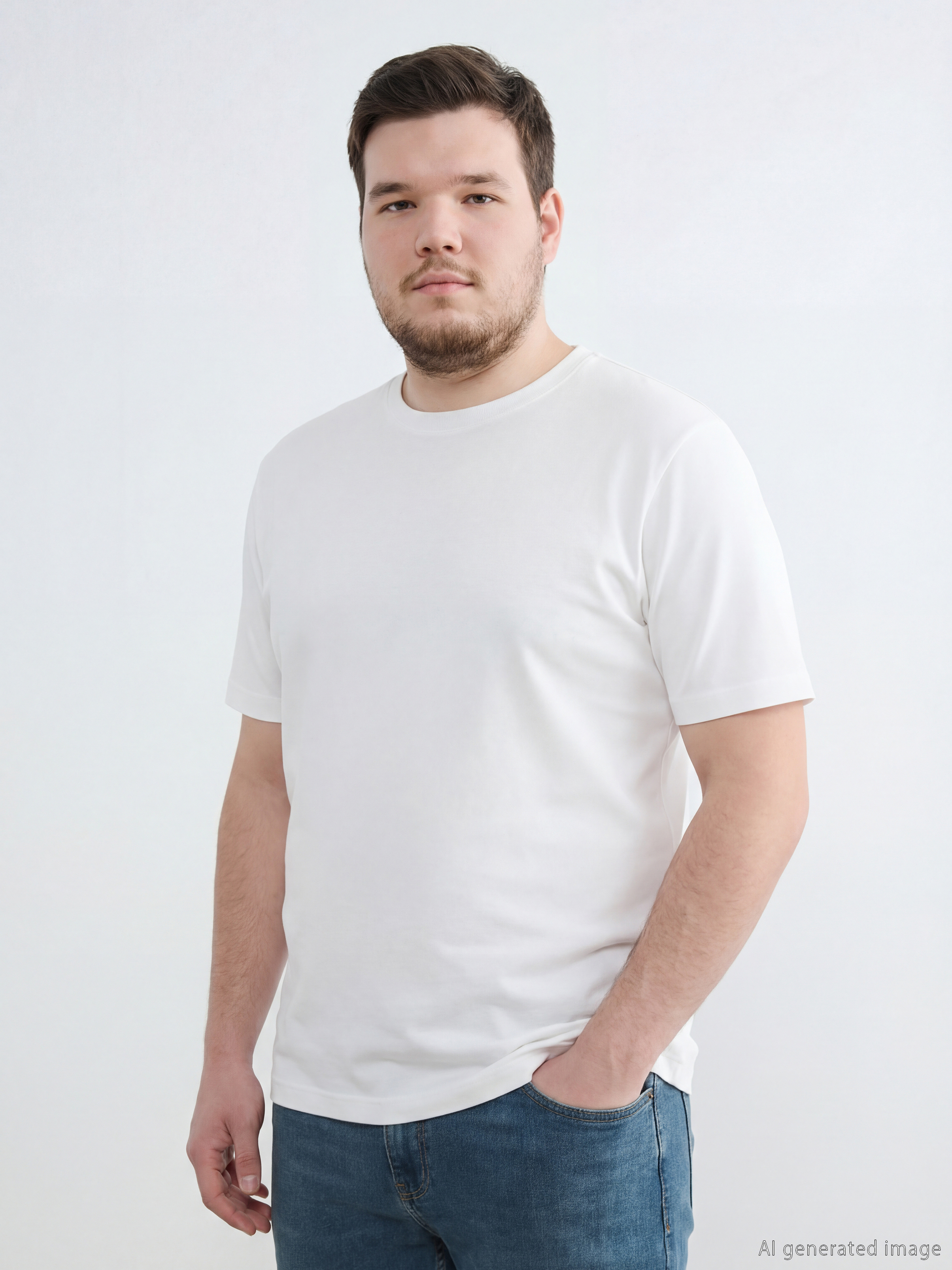 LCWAIKIKI Classic Bisiklet Yaka Erkek Tişört - S68528Z8-R9J