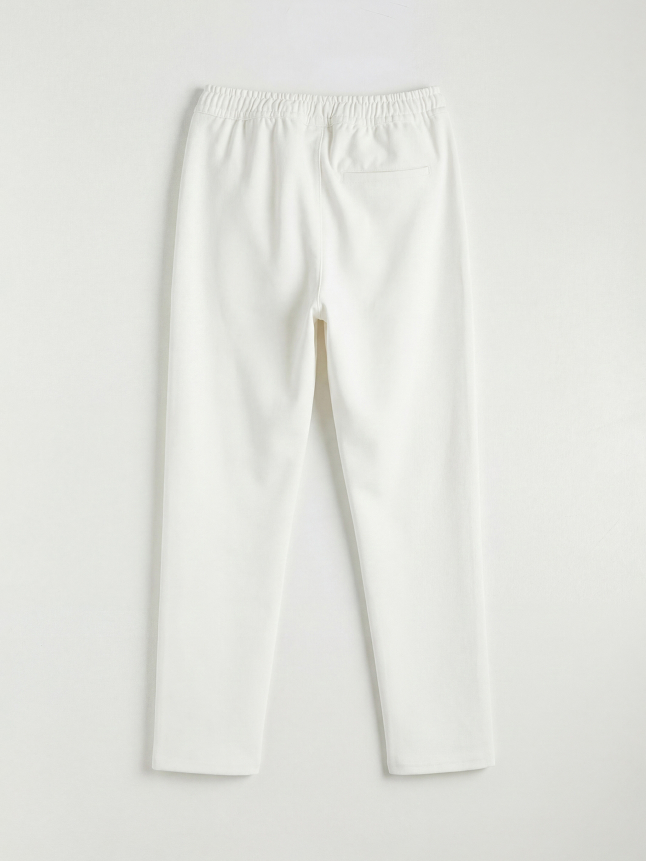 Ekru Beli Lastikli Pileli Erkek Çocuk Pantolon-1
