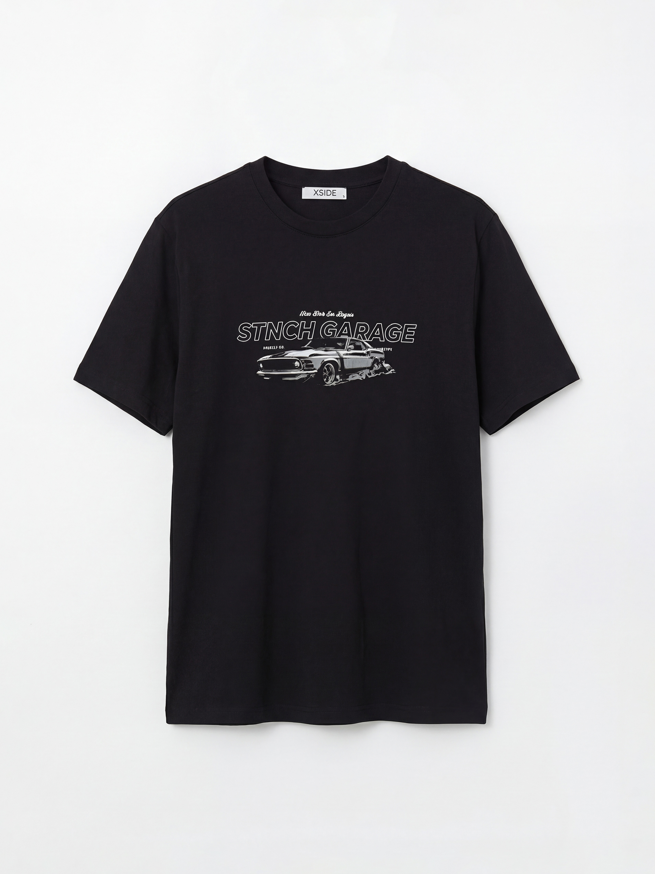 Crew Neck Printed Men's T-Shirt-4