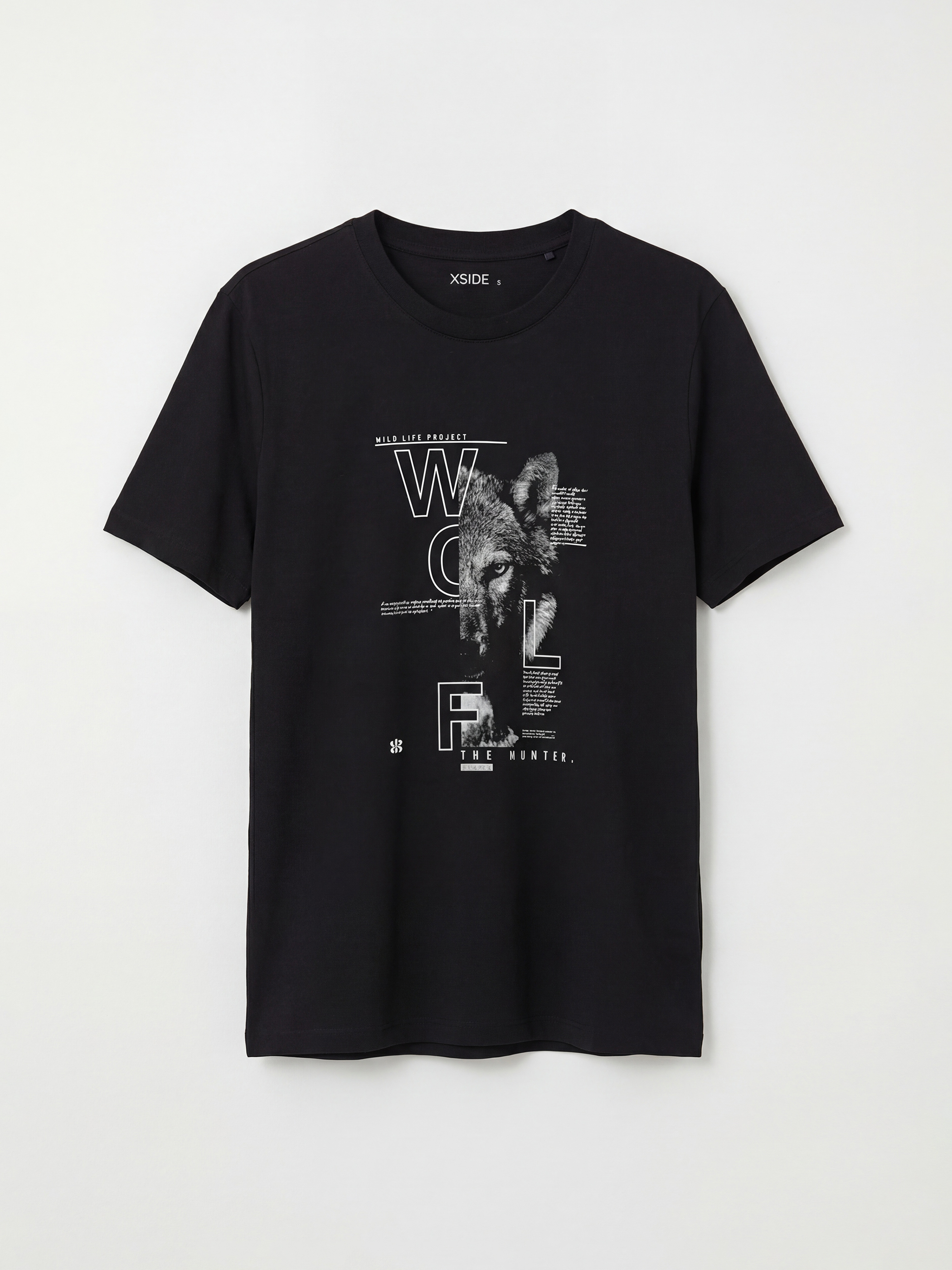 XSIDE Bisiklet Yaka Baskılı Erkek Tişört - S68579Z8-CVL