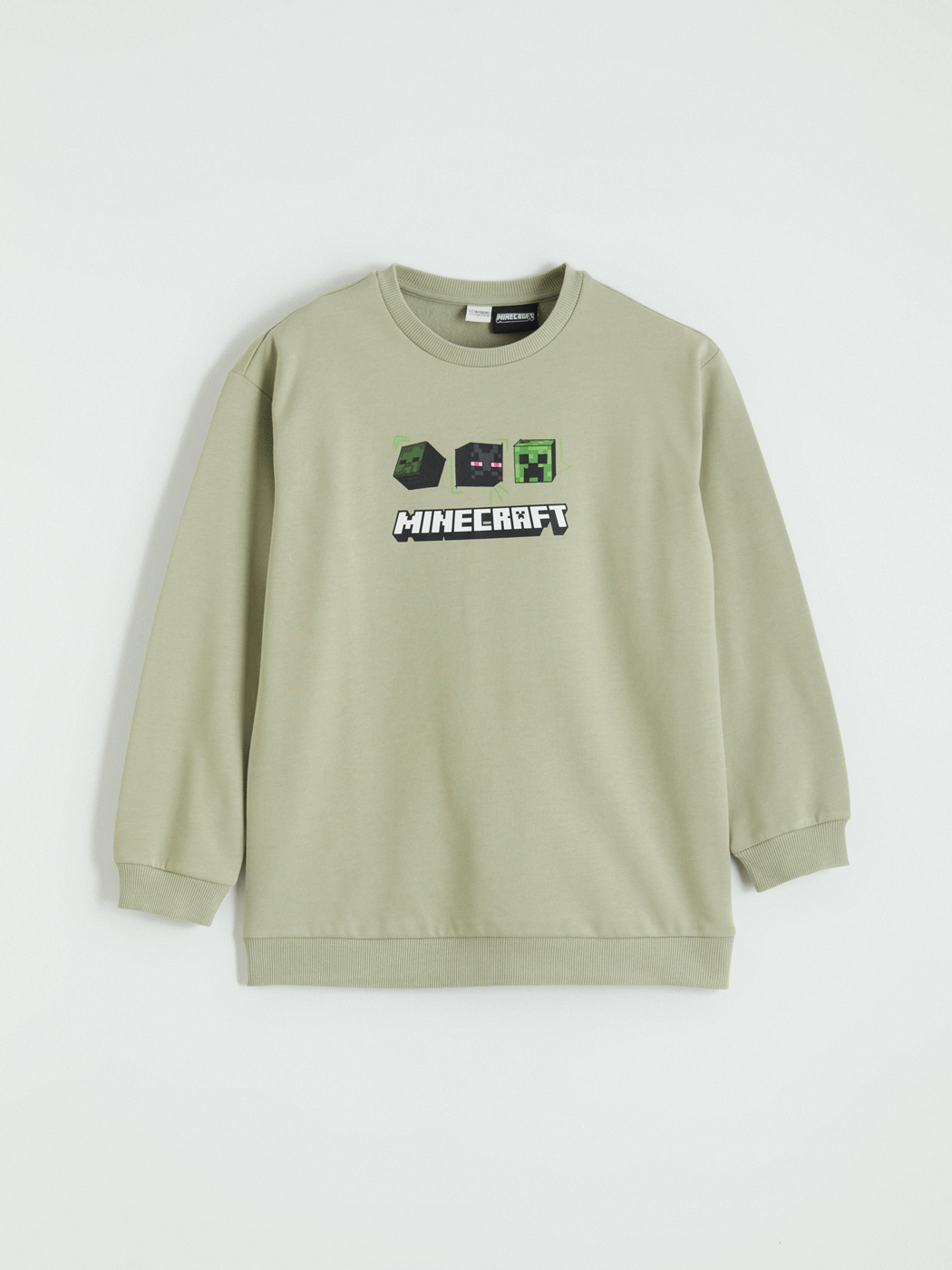 LCW Kids Minecraft Baskılı Erkek Çocuk Sweatshirt - S68610Z4-GHY