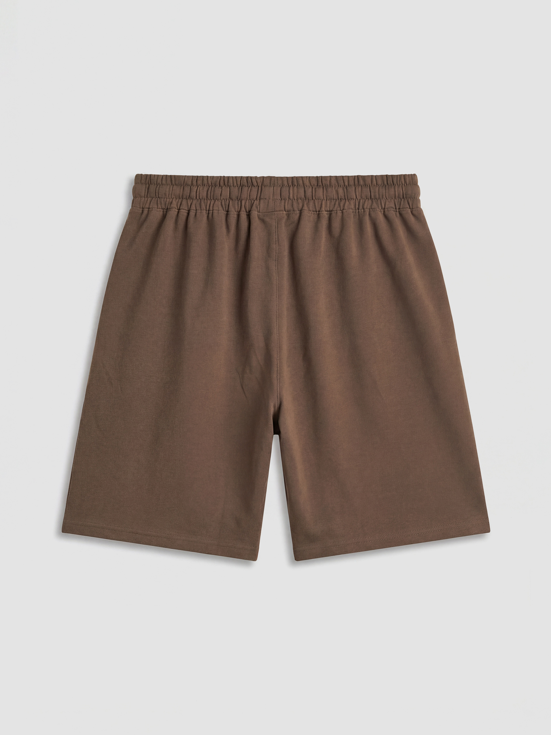 Kahverengi Standart Kalıp Erkek Şort-4