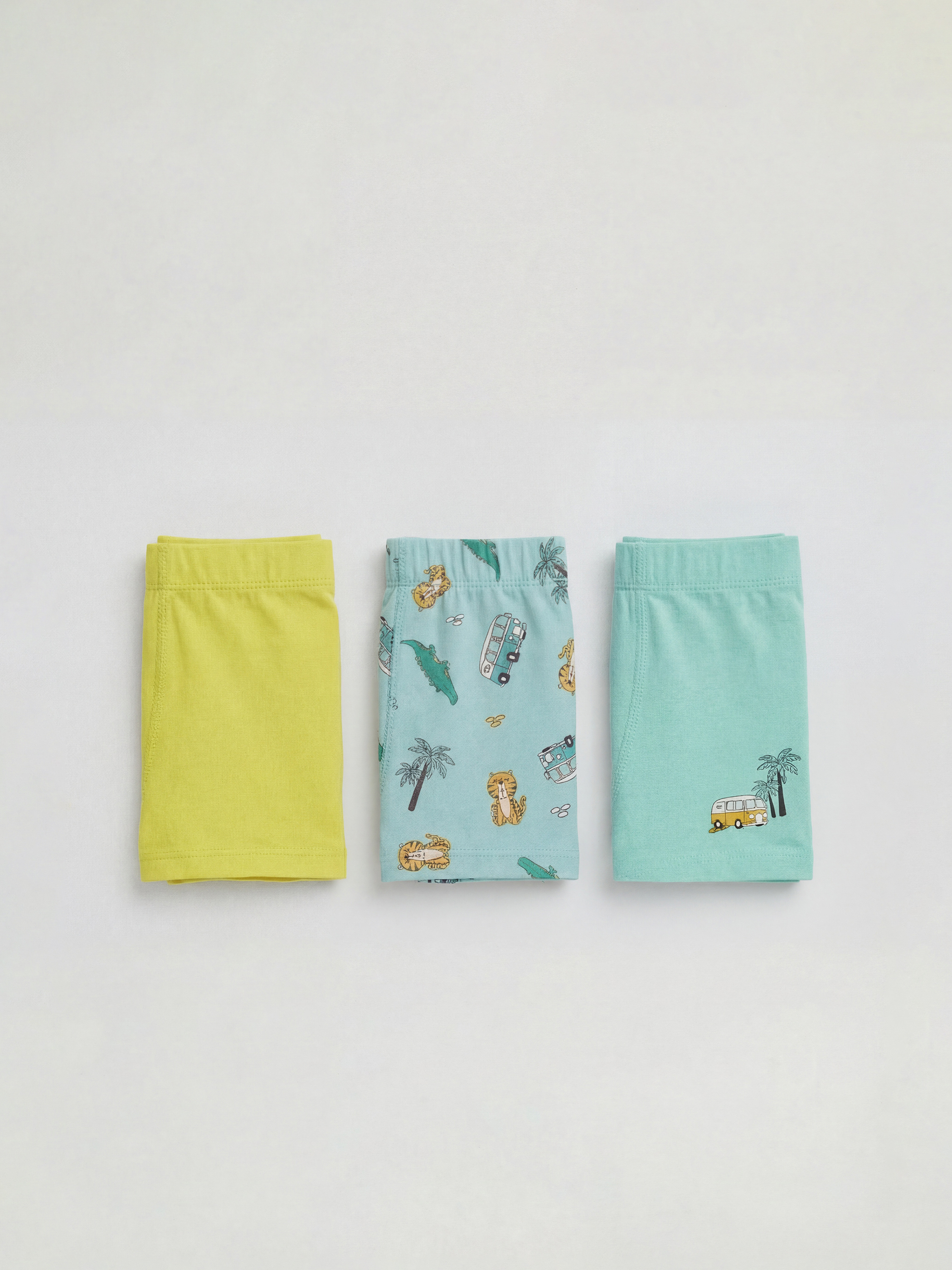 Turkuaz Erkek Çocuk 3'lü Boxer-1