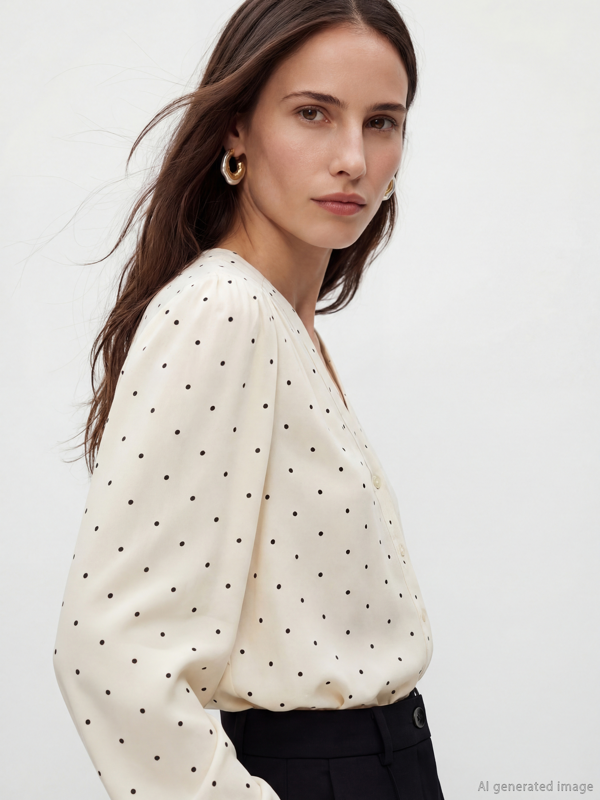 Woman WHITE Blouse-1