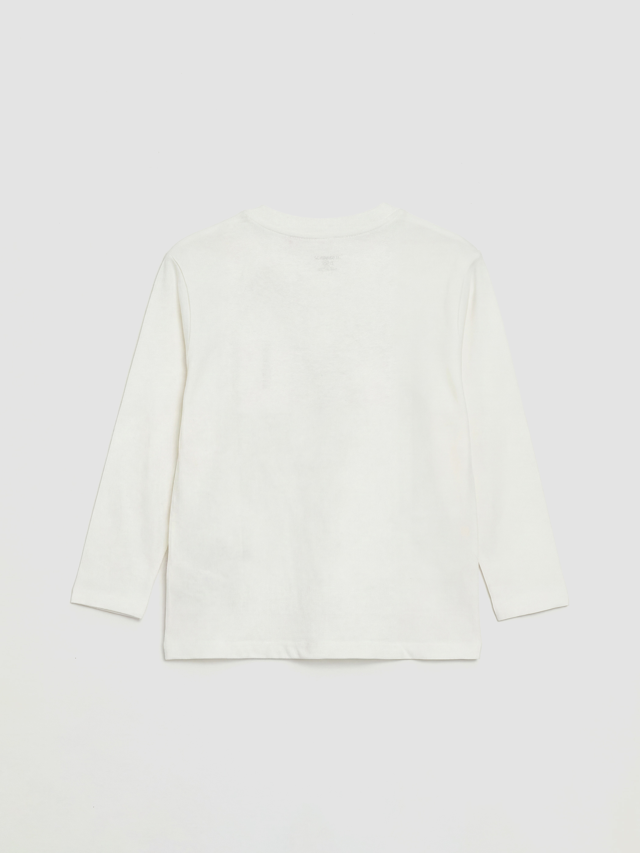 Футболка с принтом с длинным рукавом для малышей мальчиков-1