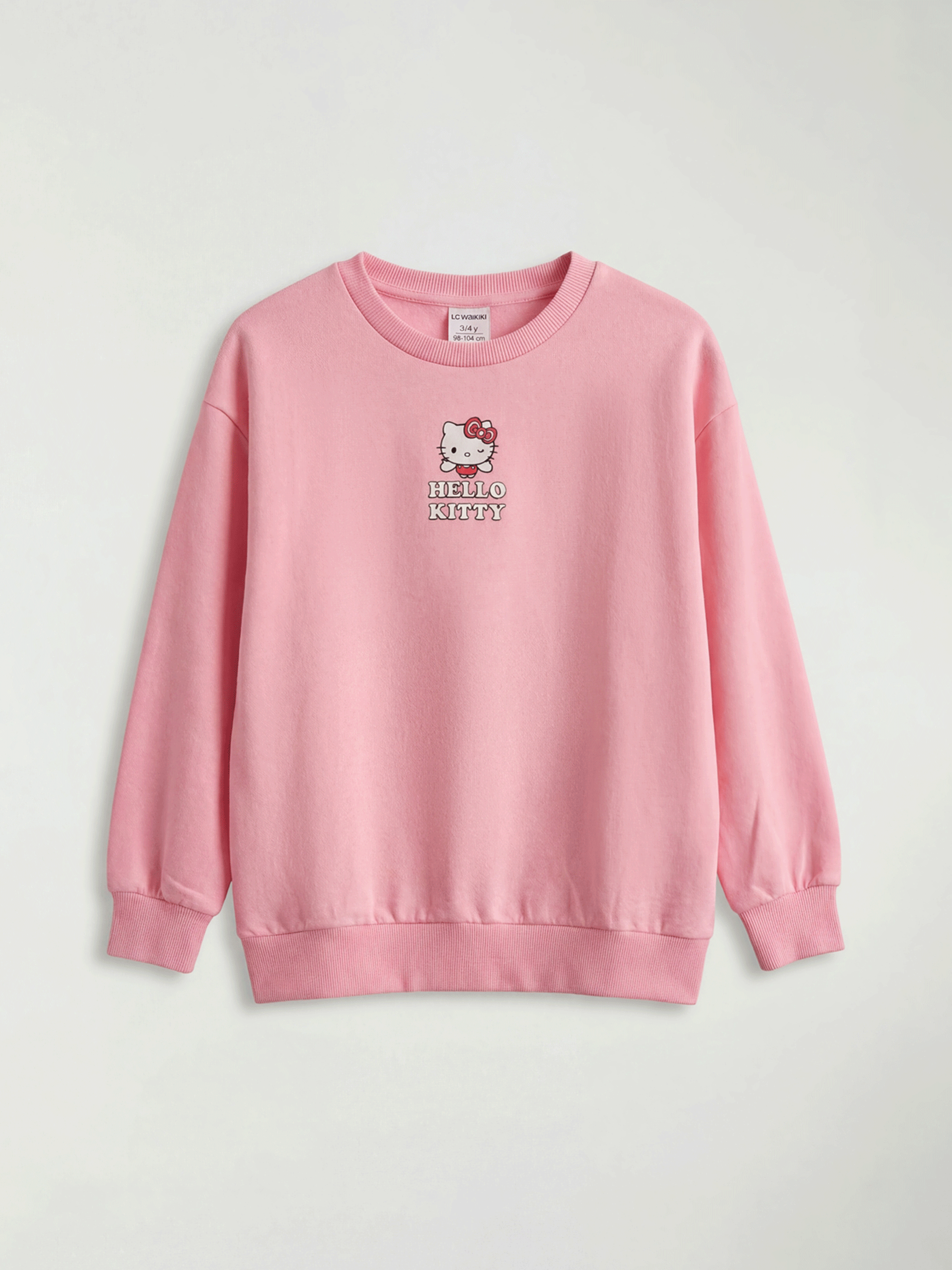 LCW Kids Hello Kitty Baskılı Kız Çocuk Sweatshirt - S69097Z4-QWM