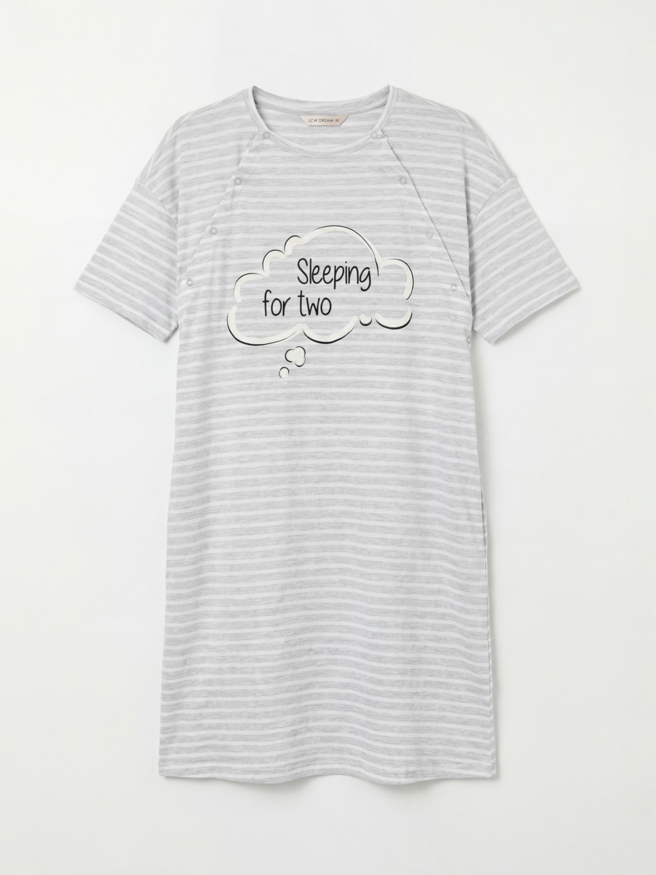 LCW DREAM Woman GREY Nightdress - S69192Z8-CT3