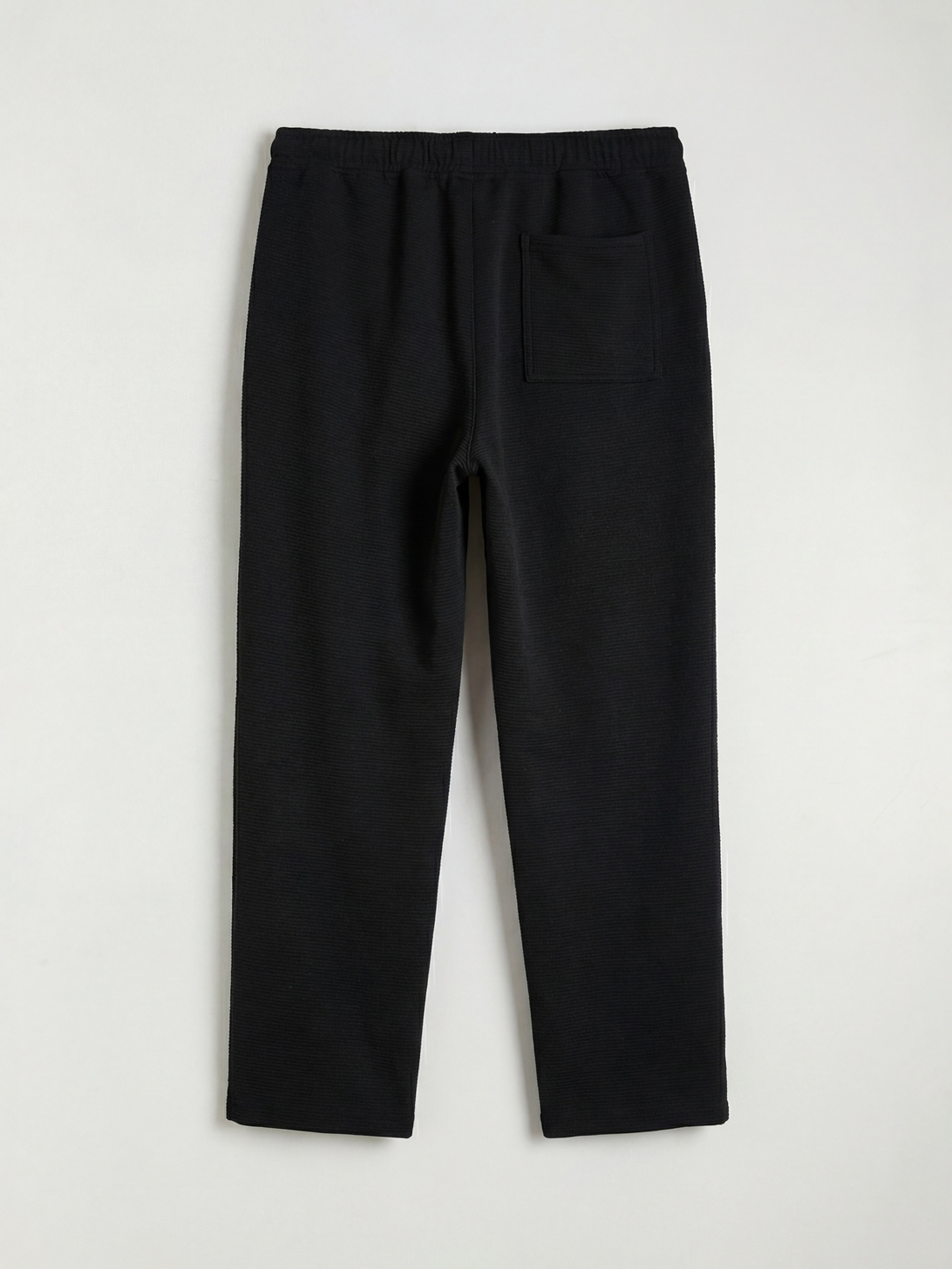 Regular Fit Textured Men's Trousers-5