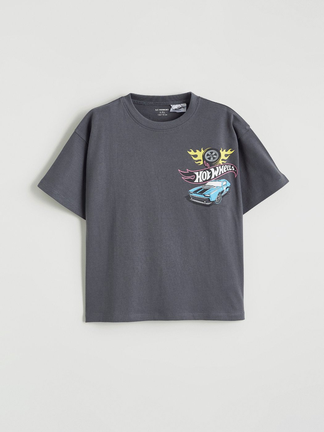 LCW Kids تيشيرت انثراسايت / رمادي داكن ولد - S69374Z1-HEF