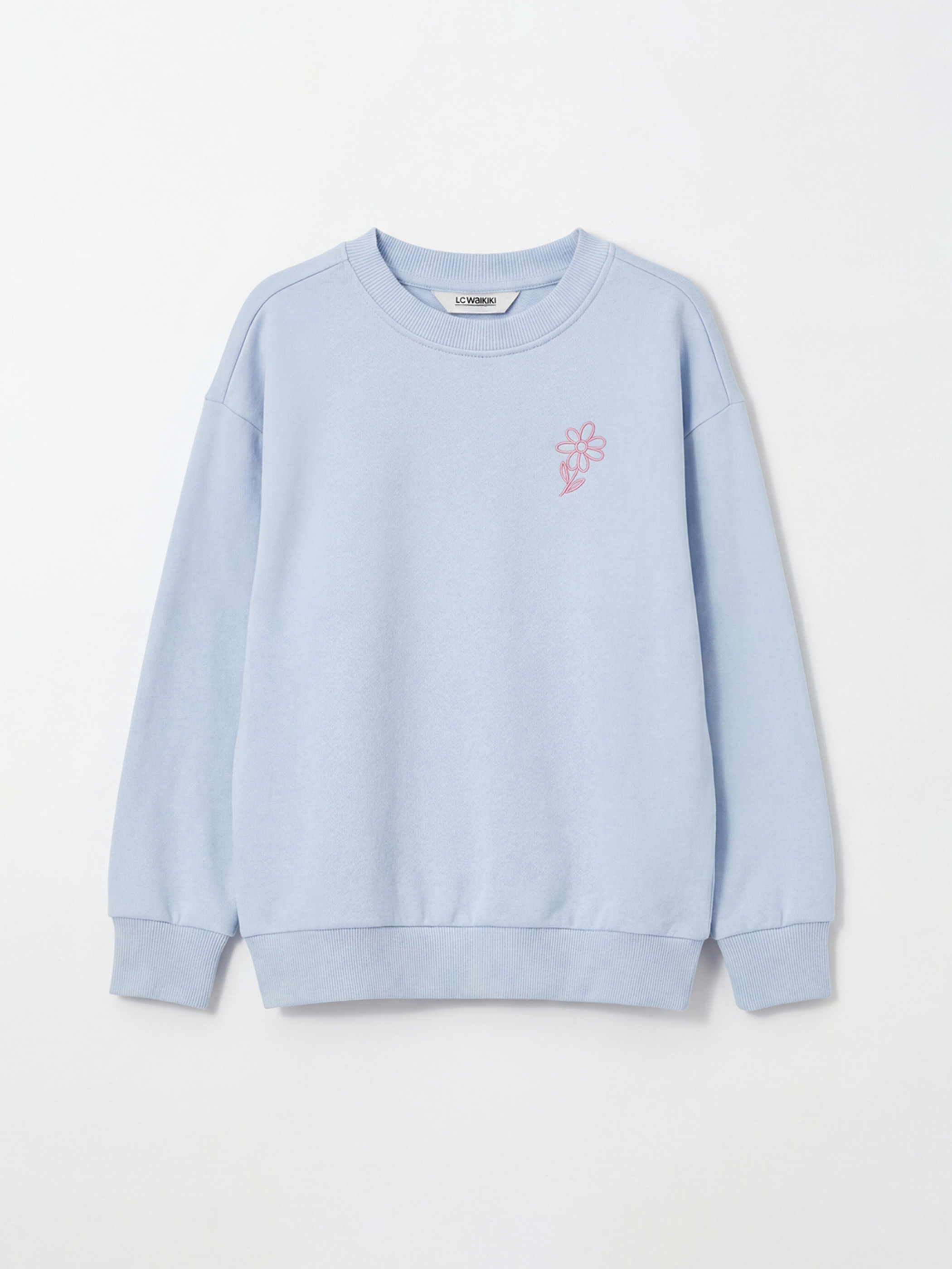 LCW Kids Çiçekli Kız Çocuk Sweatshirt - S69385Z4-QJH