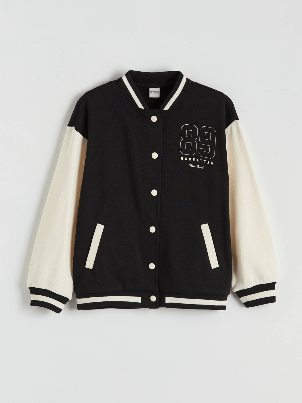 Girl BLACK Bomber Jacket-1