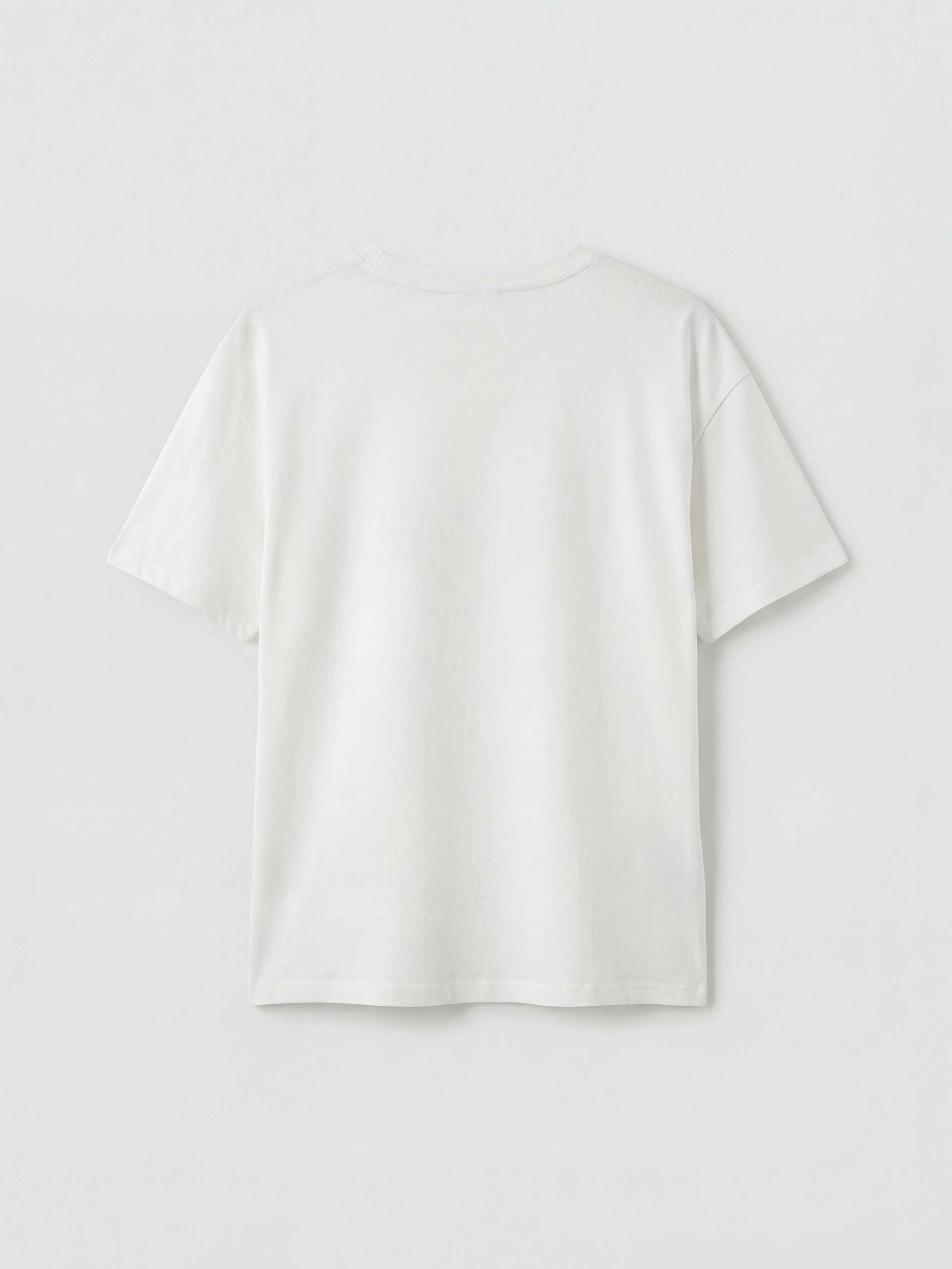 Ekru Bisiklet Yaka Baskılı Kadın Pijama Üstü-1