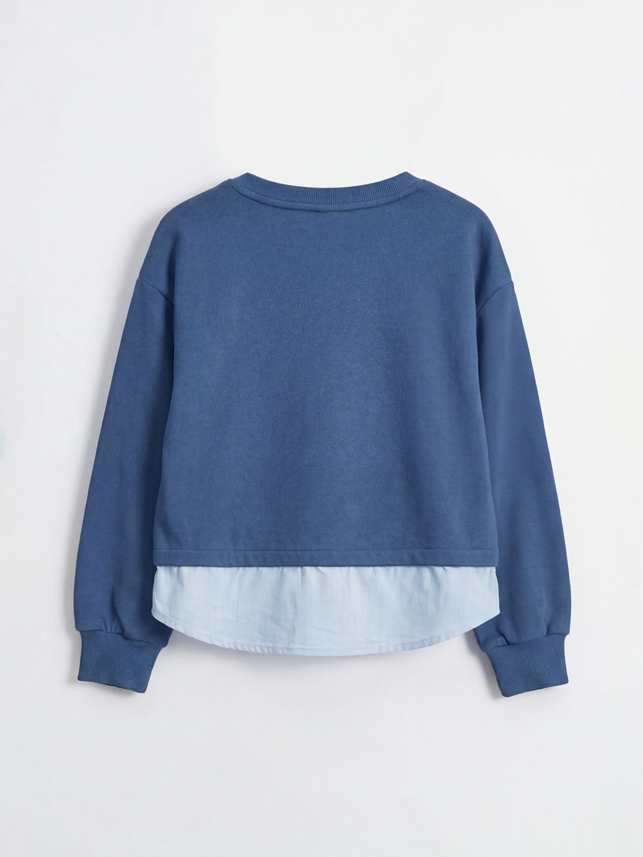 Девочки Индиго Свитшот-1