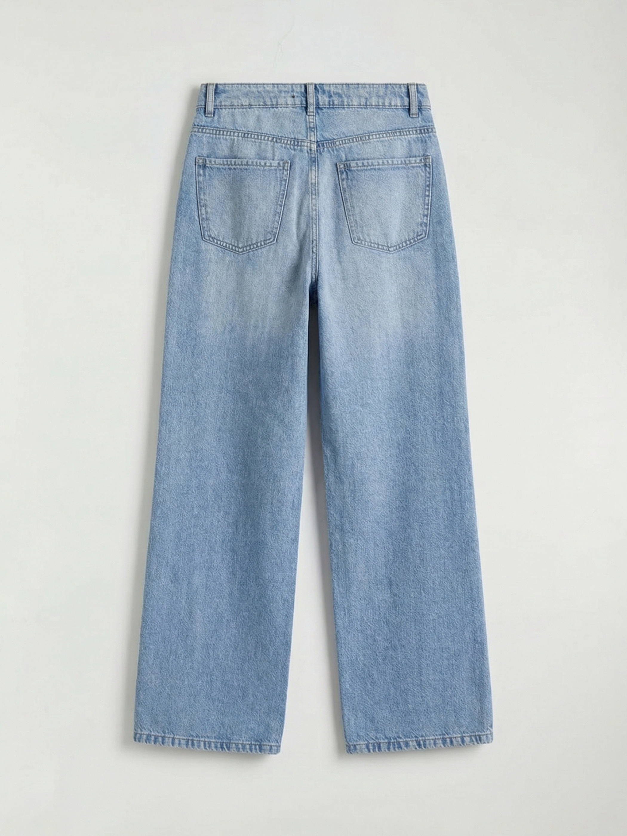 Women's Wide Leg Jeans-5