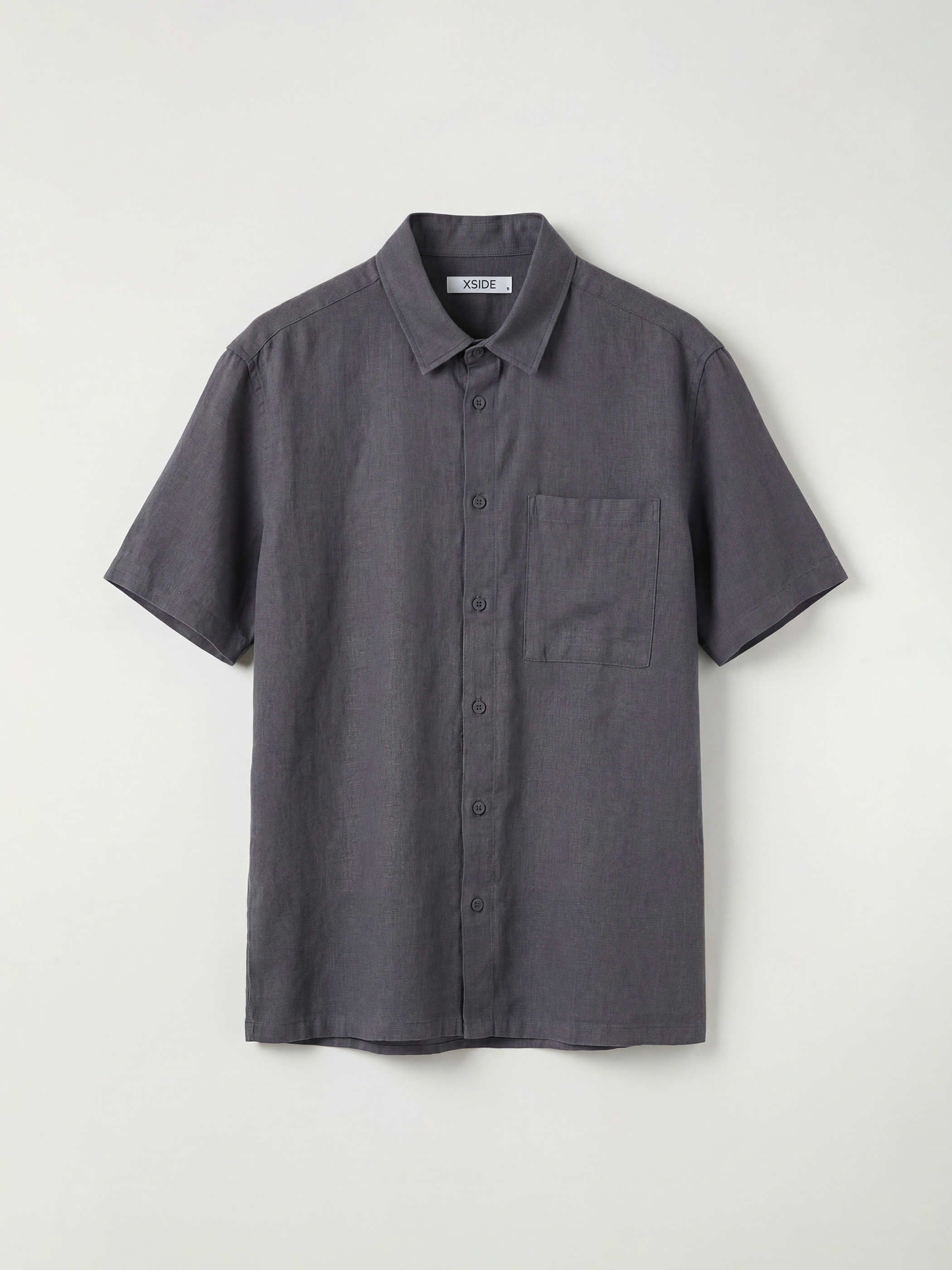 XSIDE Loose Fit Keten Görünümlü Erkek Gömlek - S6AB30Z8-YRH