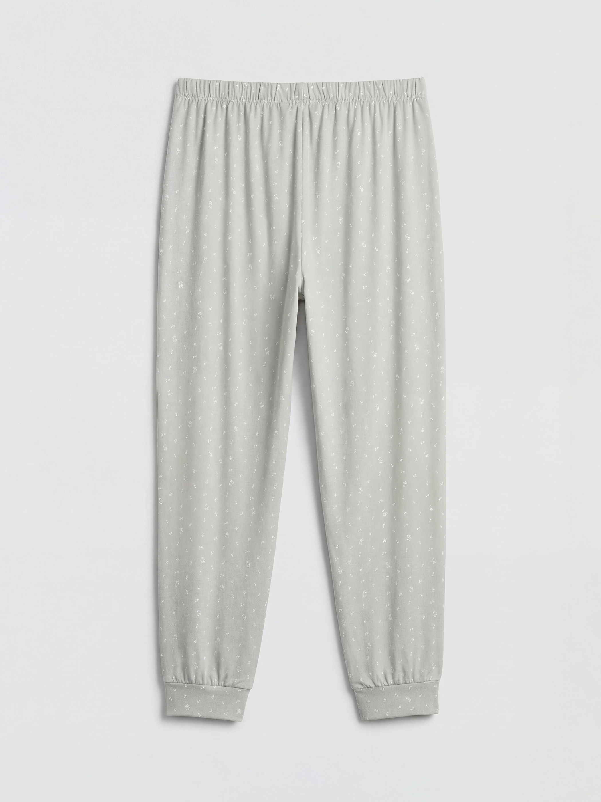 Yeşil Bisiklet Yaka Baskılı Kadın Pijama Takımı-4