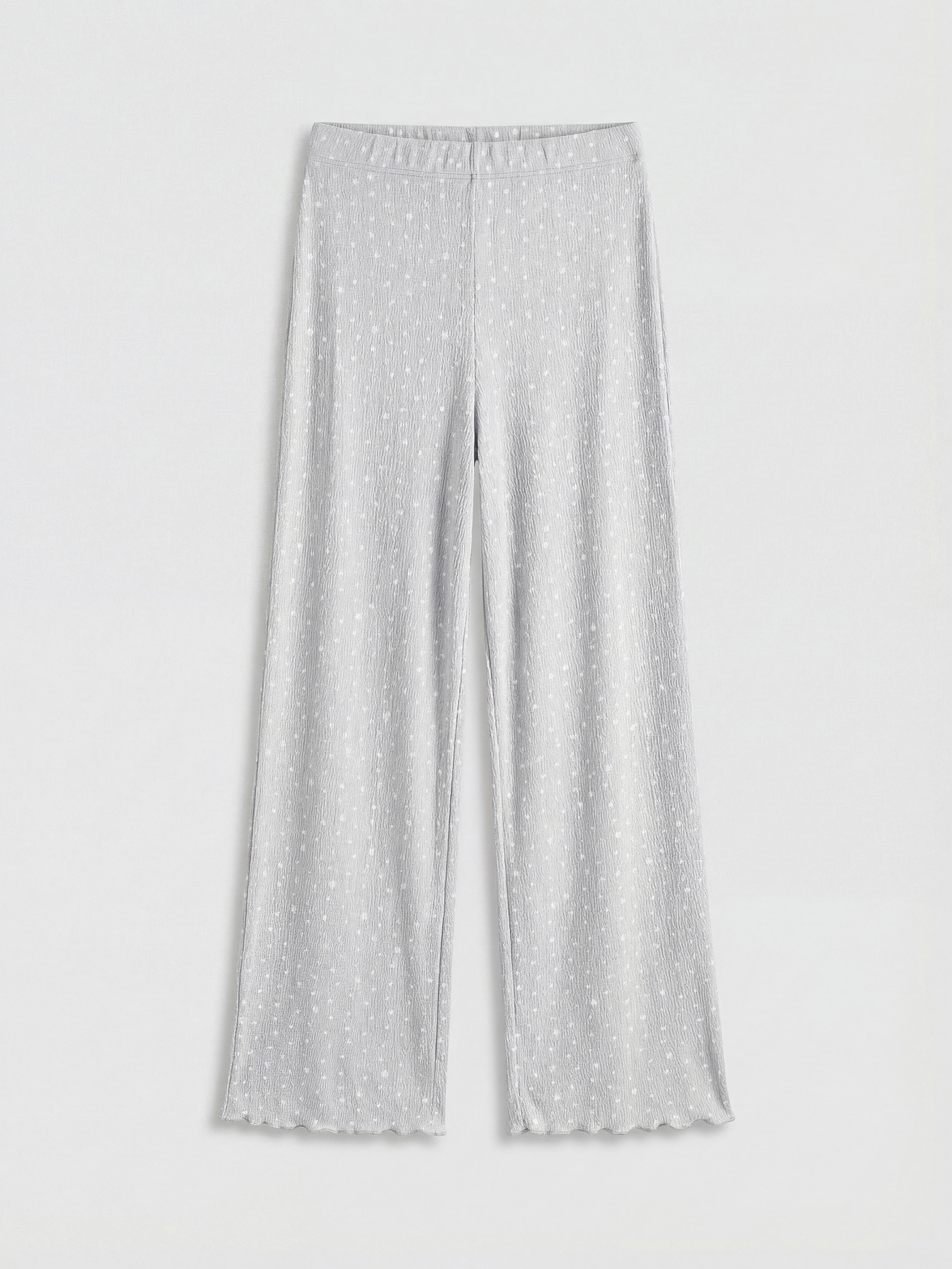 Yeşil Bisiklet Yaka Desenli Kadın Pijama Takım-3