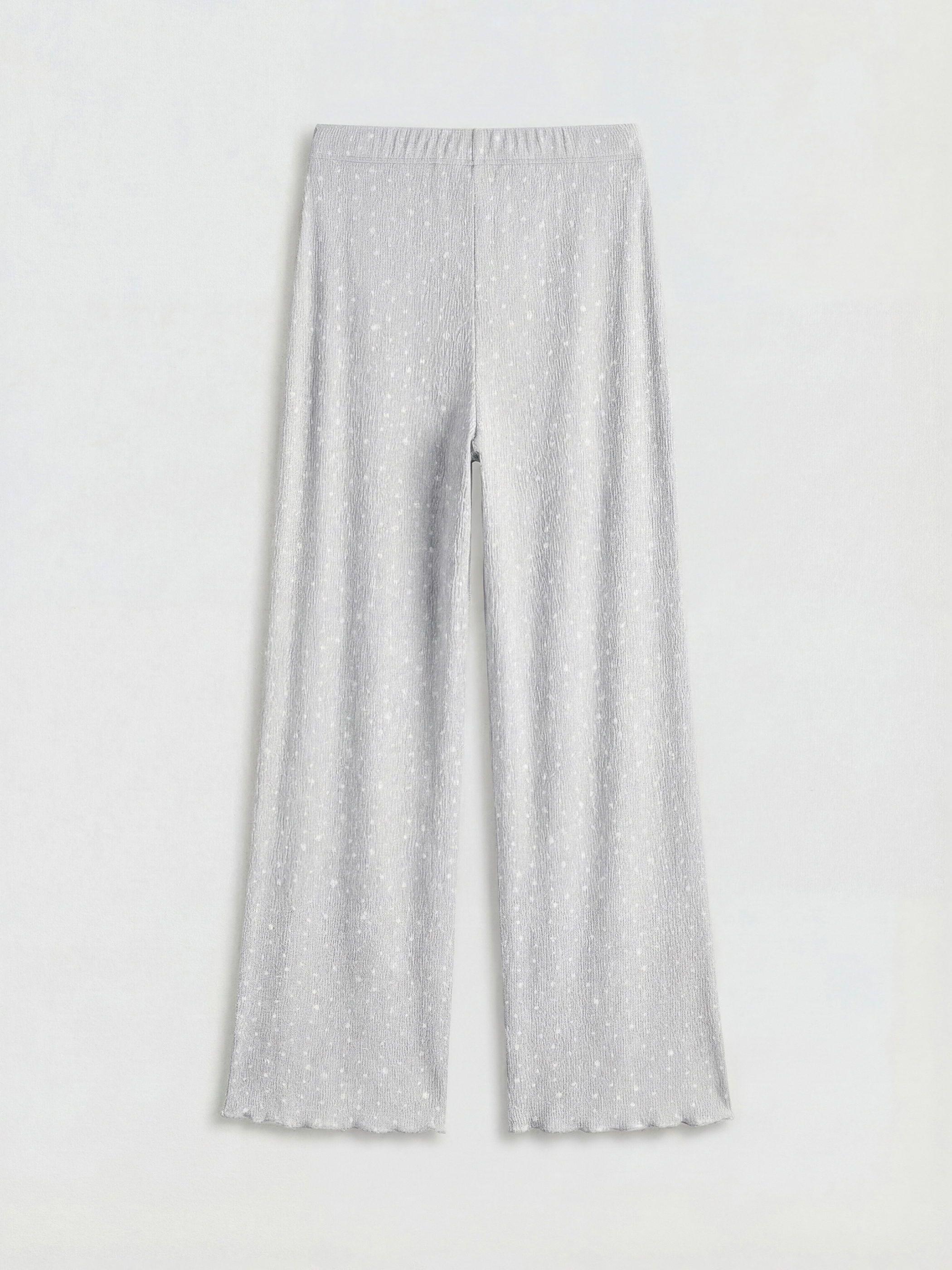 Yeşil Bisiklet Yaka Desenli Kadın Pijama Takım-4