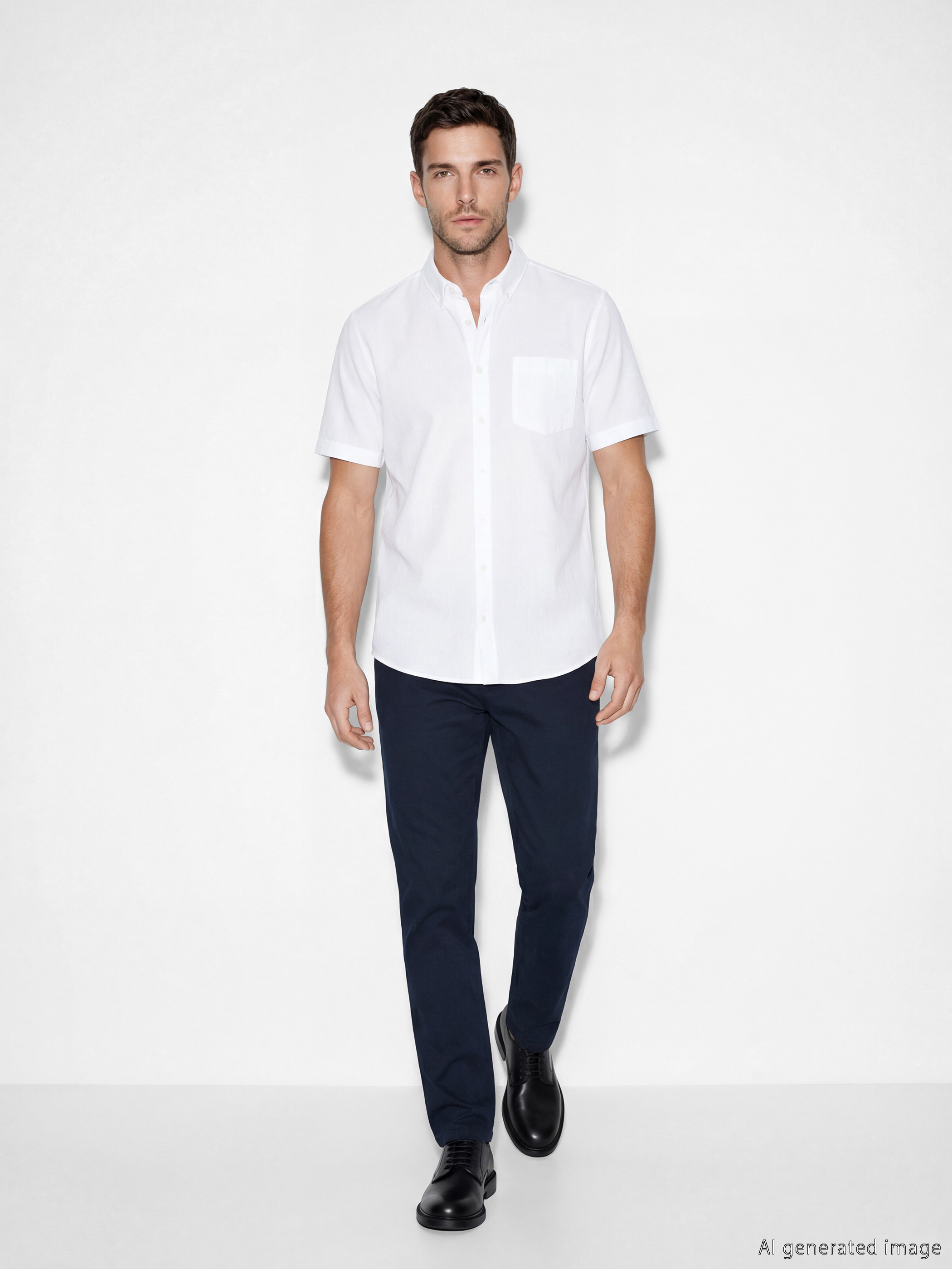 قميص دوبّي عادي للرجال-1