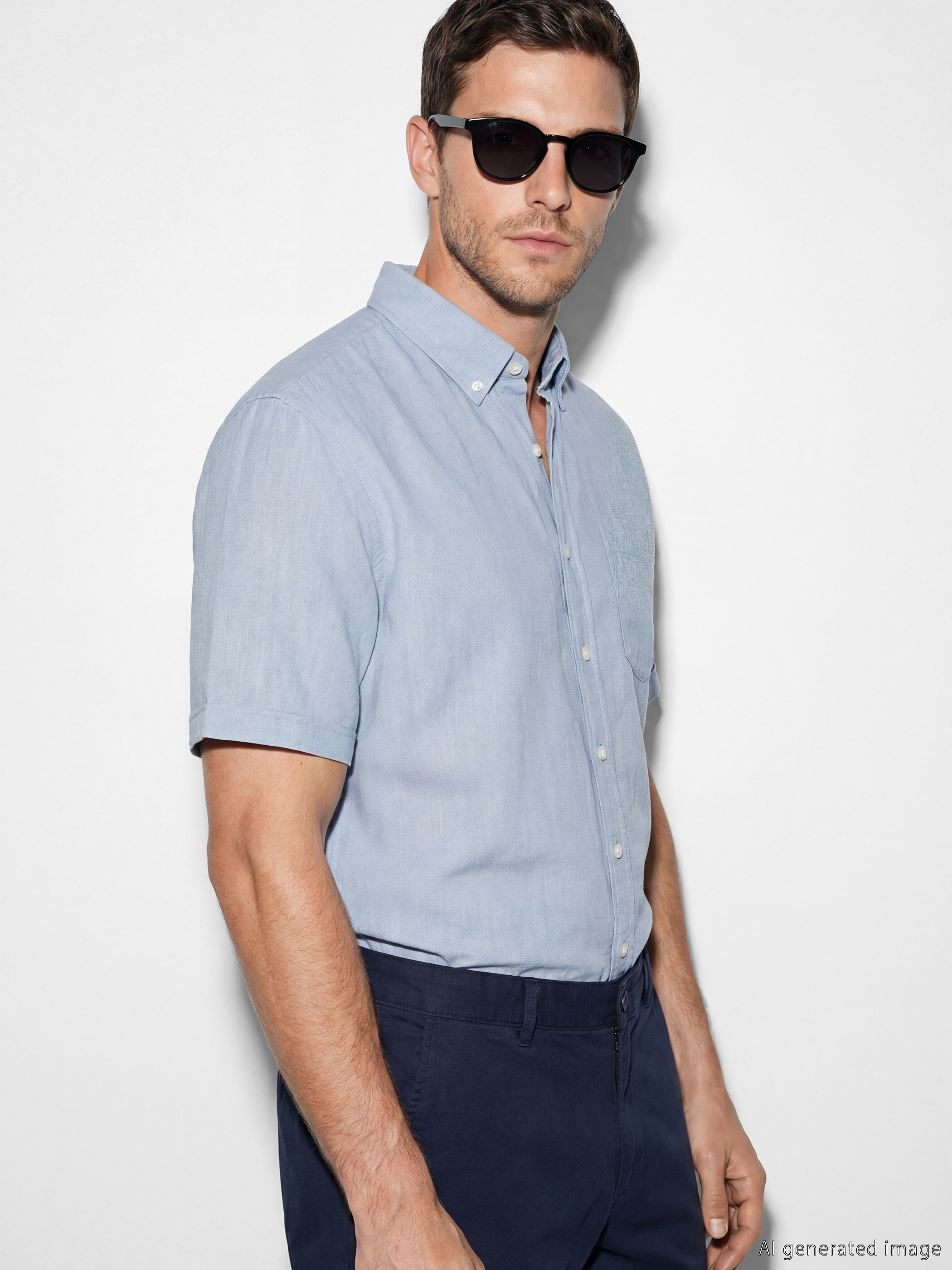 LCWAIKIKI Classic Regular Fit Armürlü Erkek Gömlek