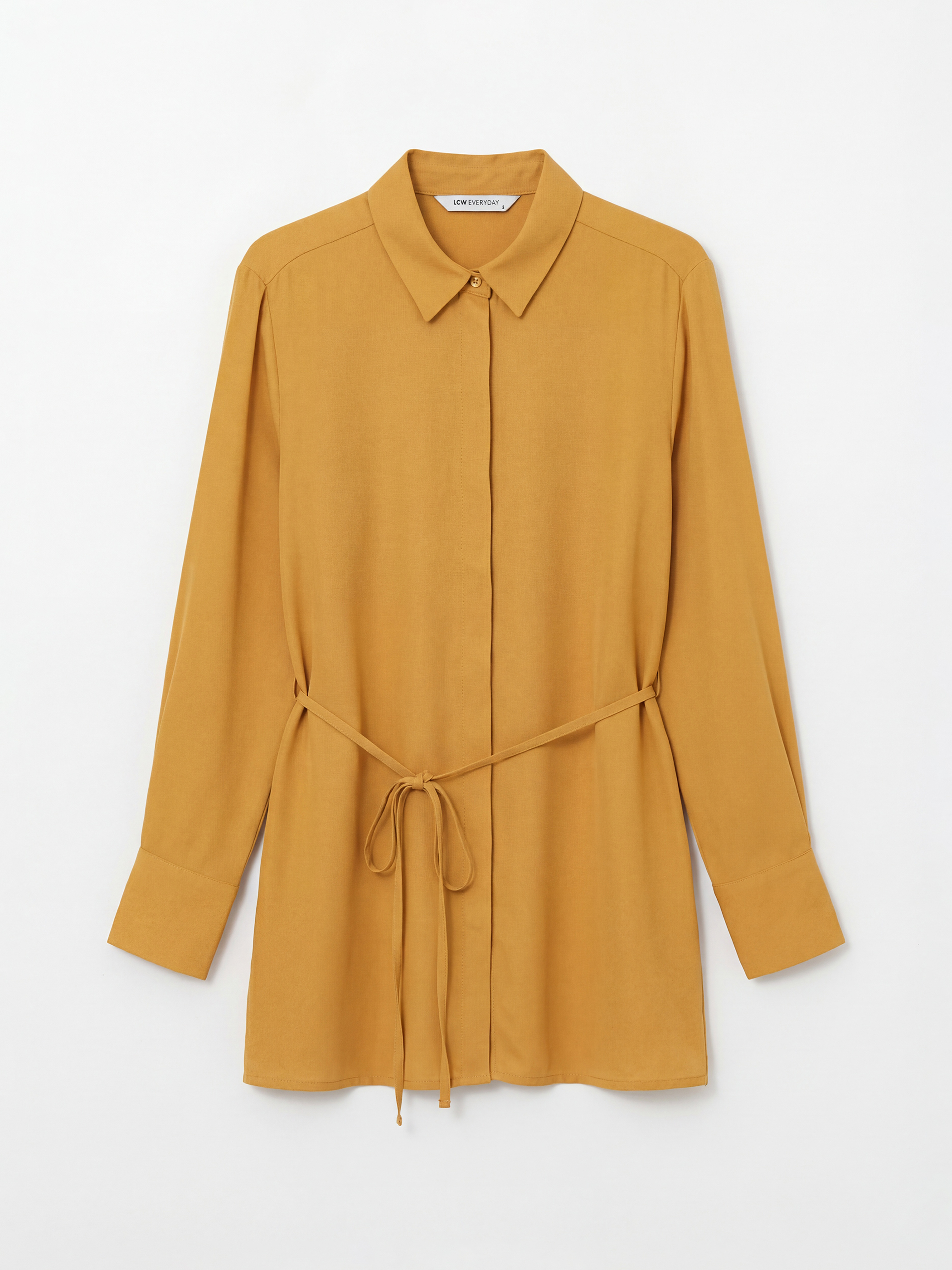 ქალის სარტყელი ტექსტურირებული ქალის პერანგი ტუნიკა-4