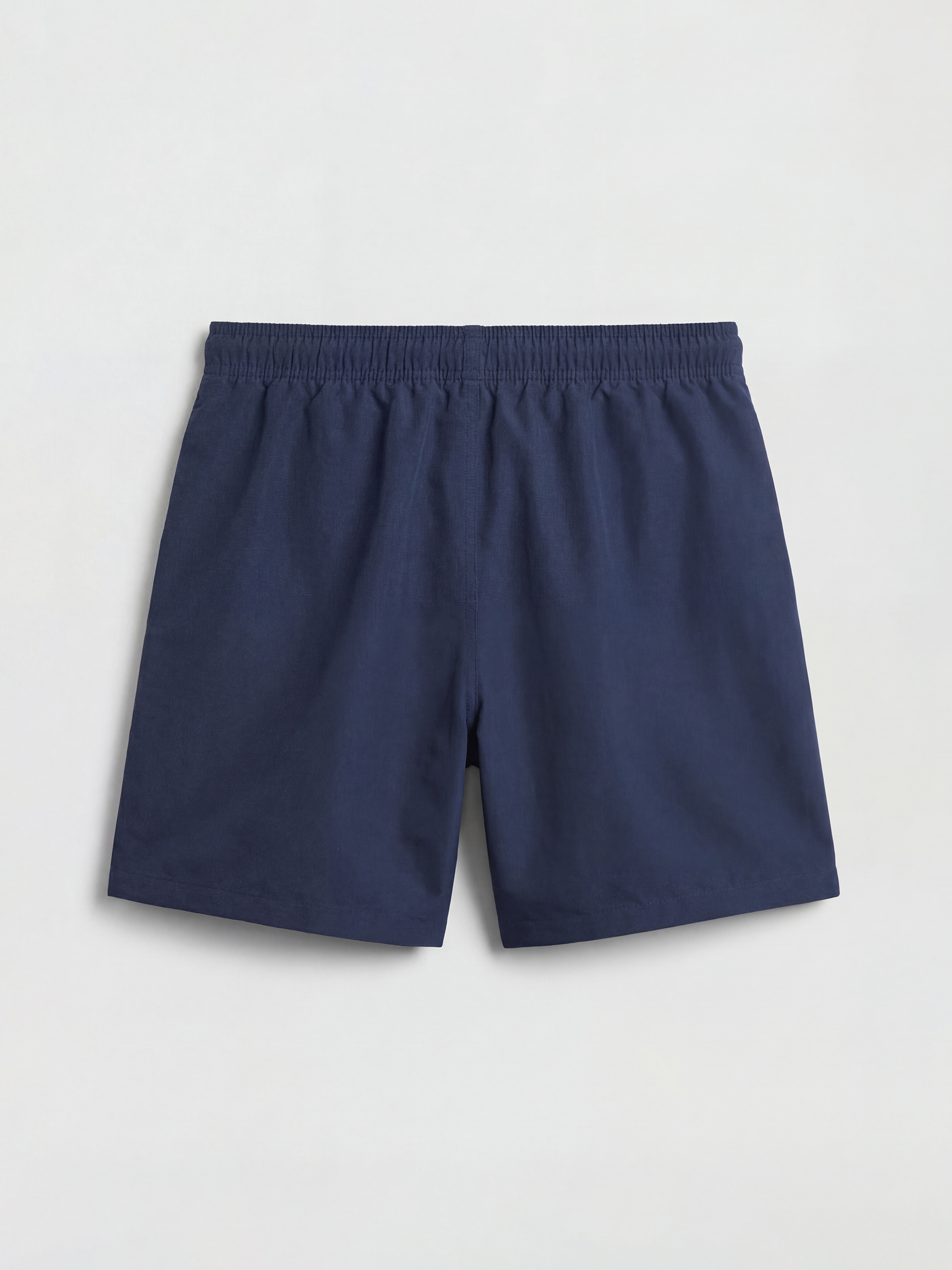 Lacivert Beli Lastikli Erkek Çocuk Deniz Şortu-1