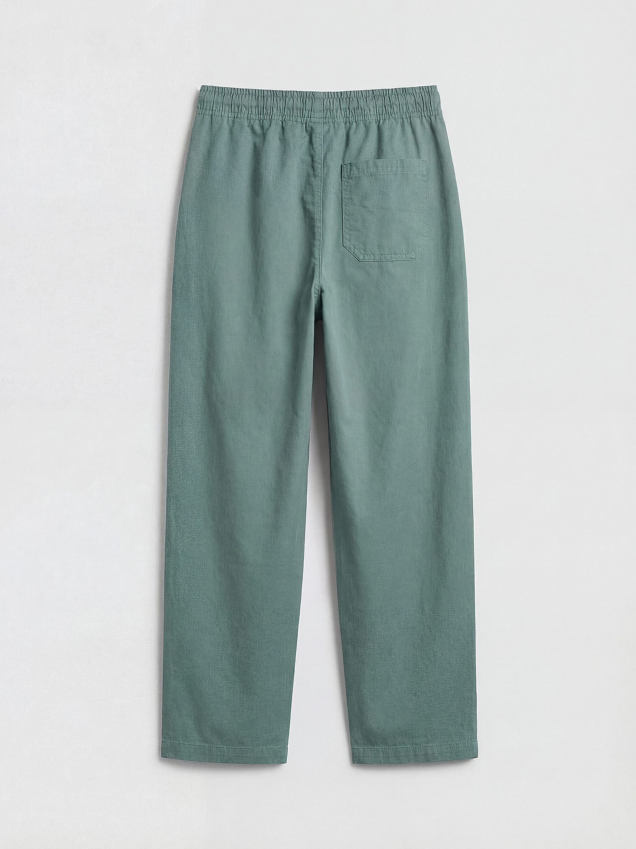 Yeşil Pileli Gabardin Erkek Çocuk Pantolon-1