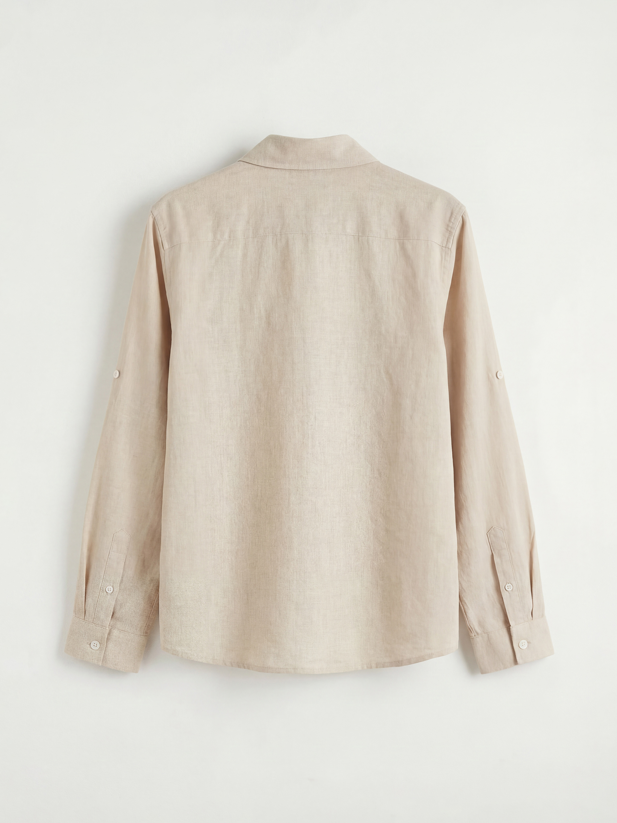 Haki Uzun Kollu Erkek Çocuk Poplin Gömlek-1