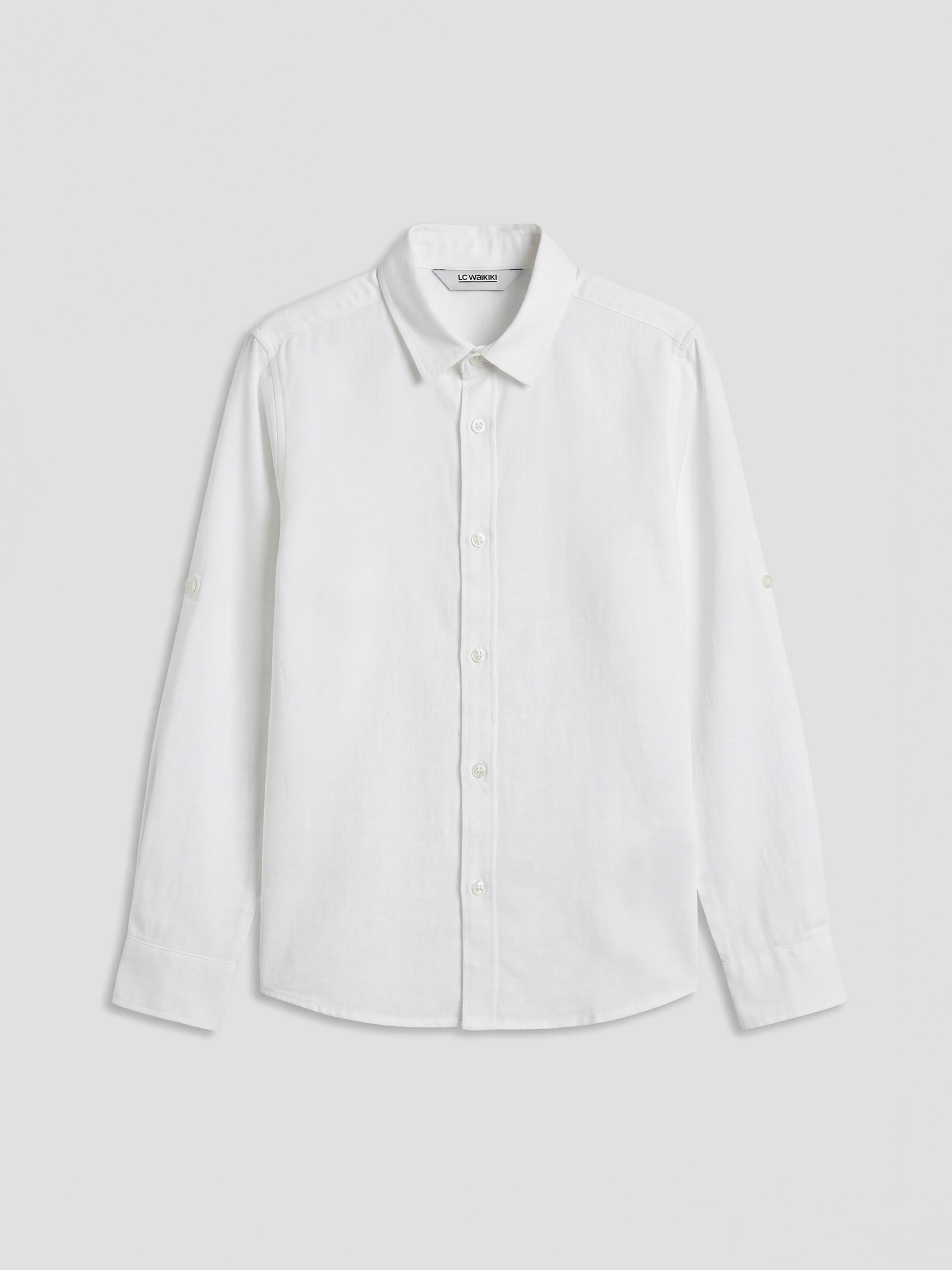 LCW Kids Uzun Kollu Erkek Çocuk Poplin Gömlek - S6AK17Z4-Q6K