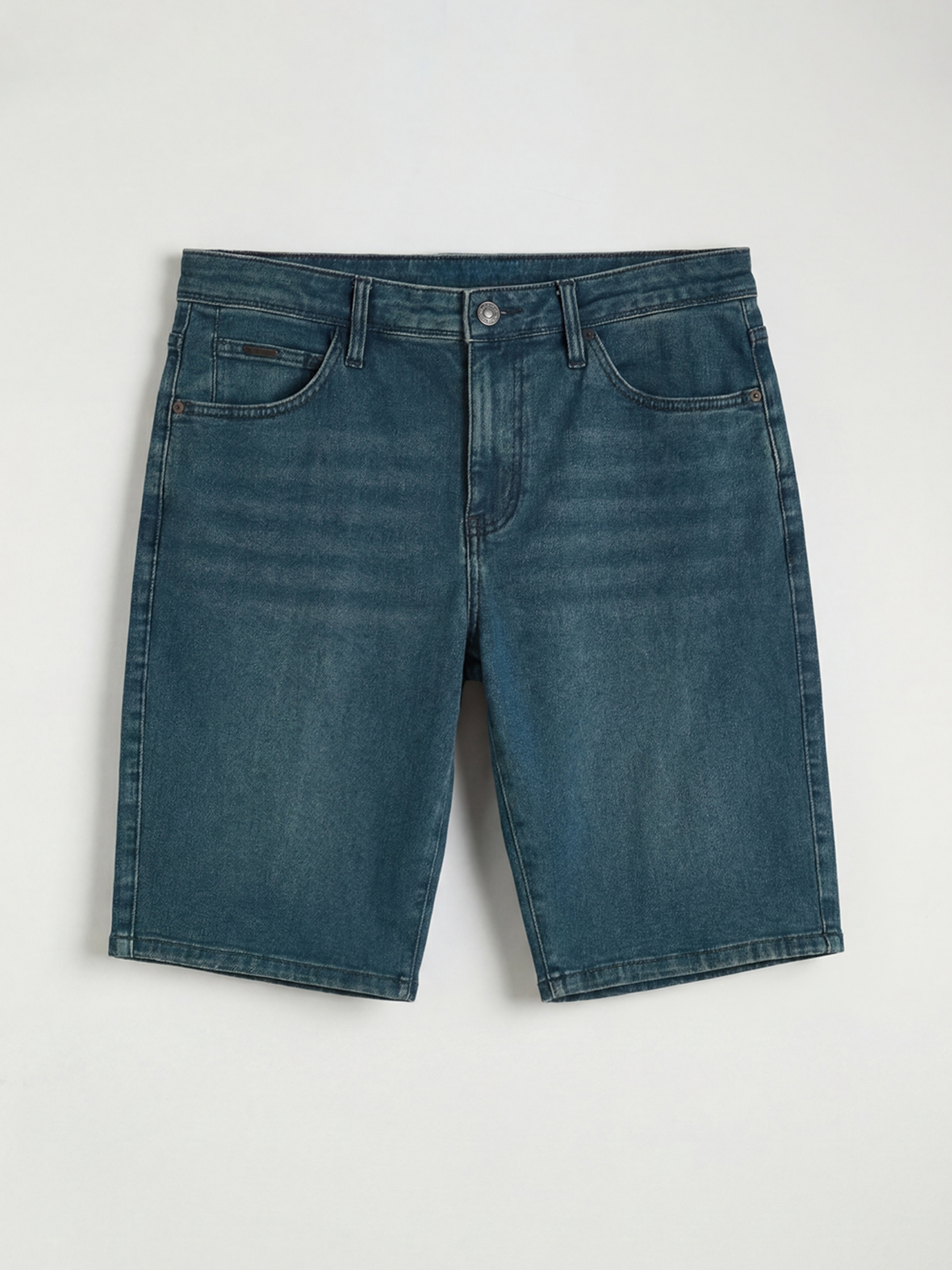 Muški teksas šorts uskog kroja-4