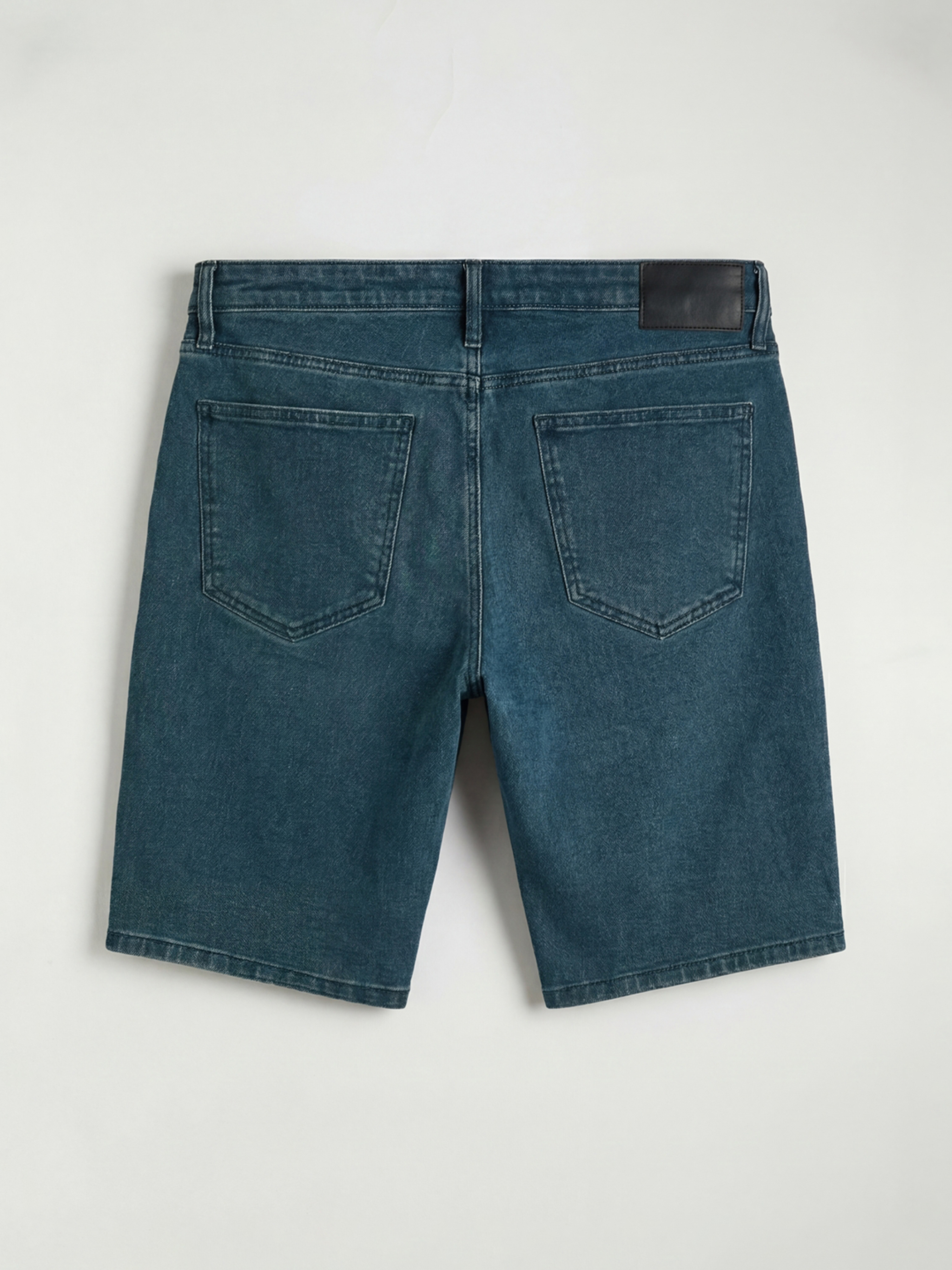 Muški teksas šorts uskog kroja-5