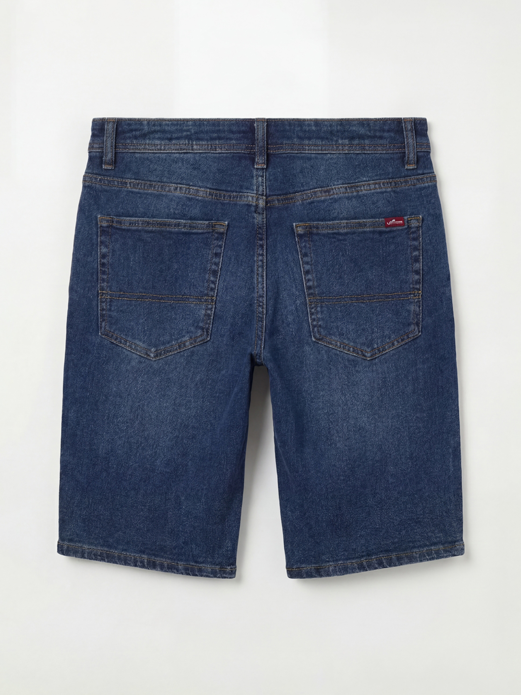 Slim Fit Erkek Jean Şort-5