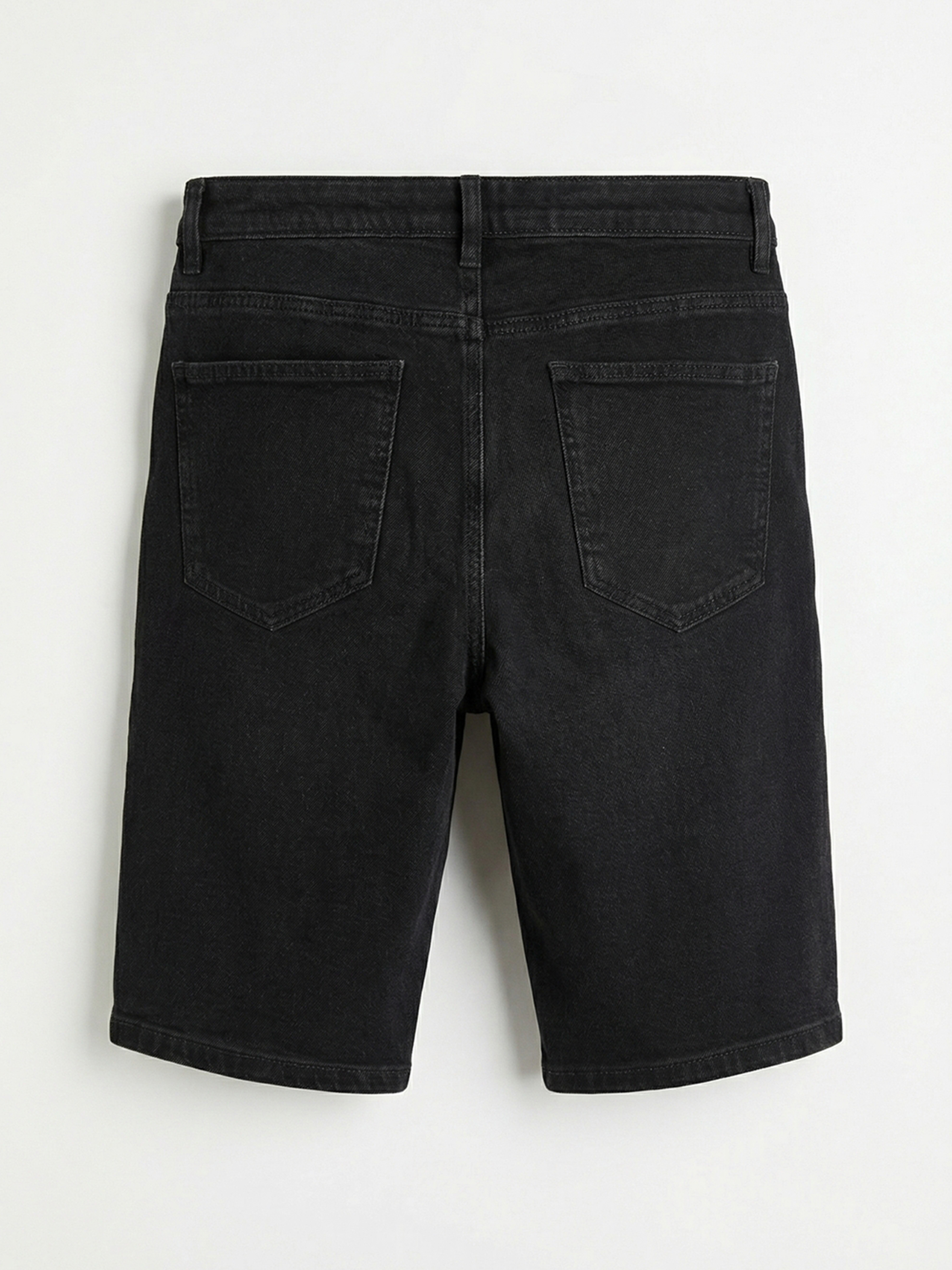 Man BLACK Denim Shorts-4