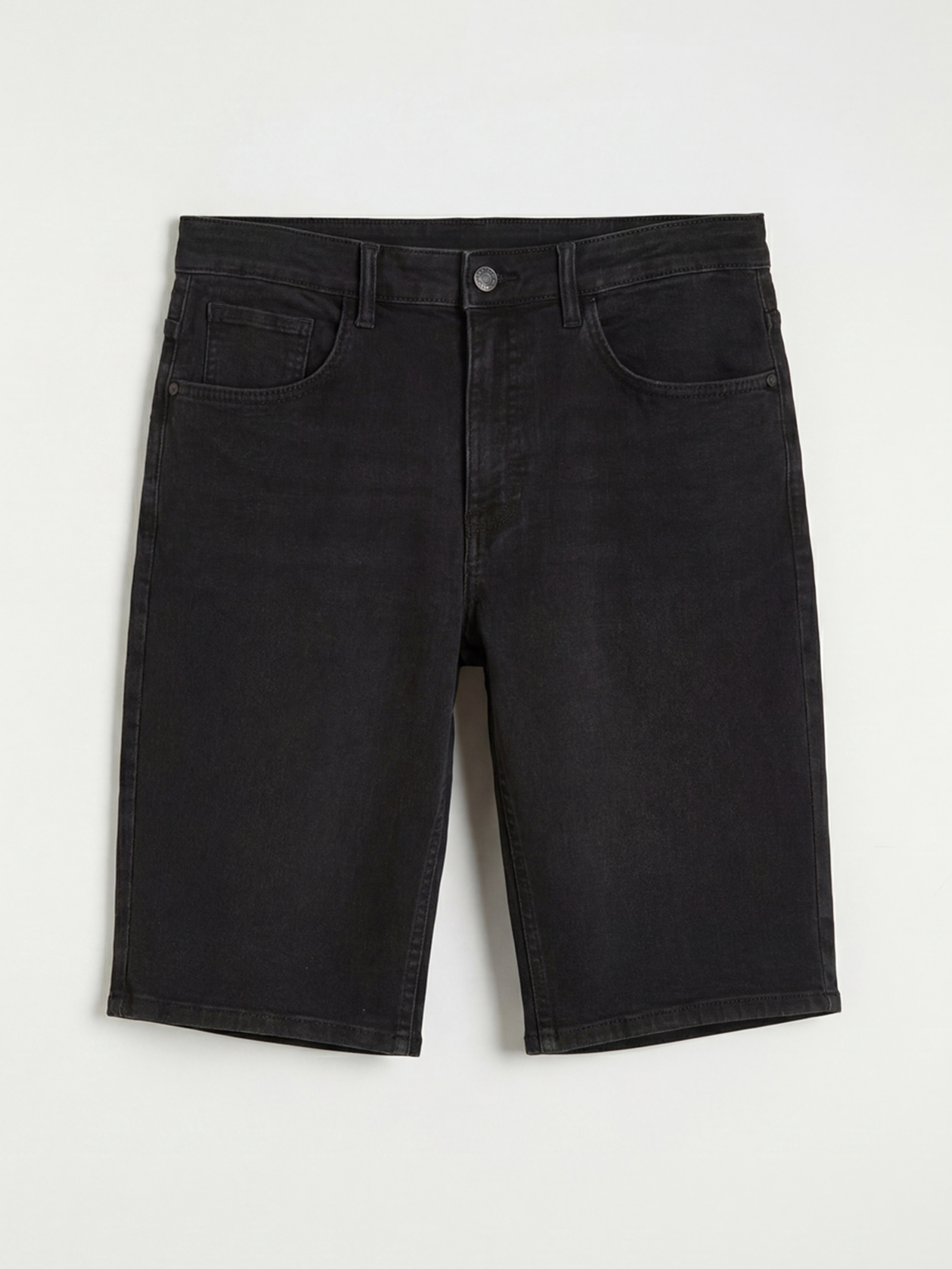 Man BLACK Denim Shorts-4