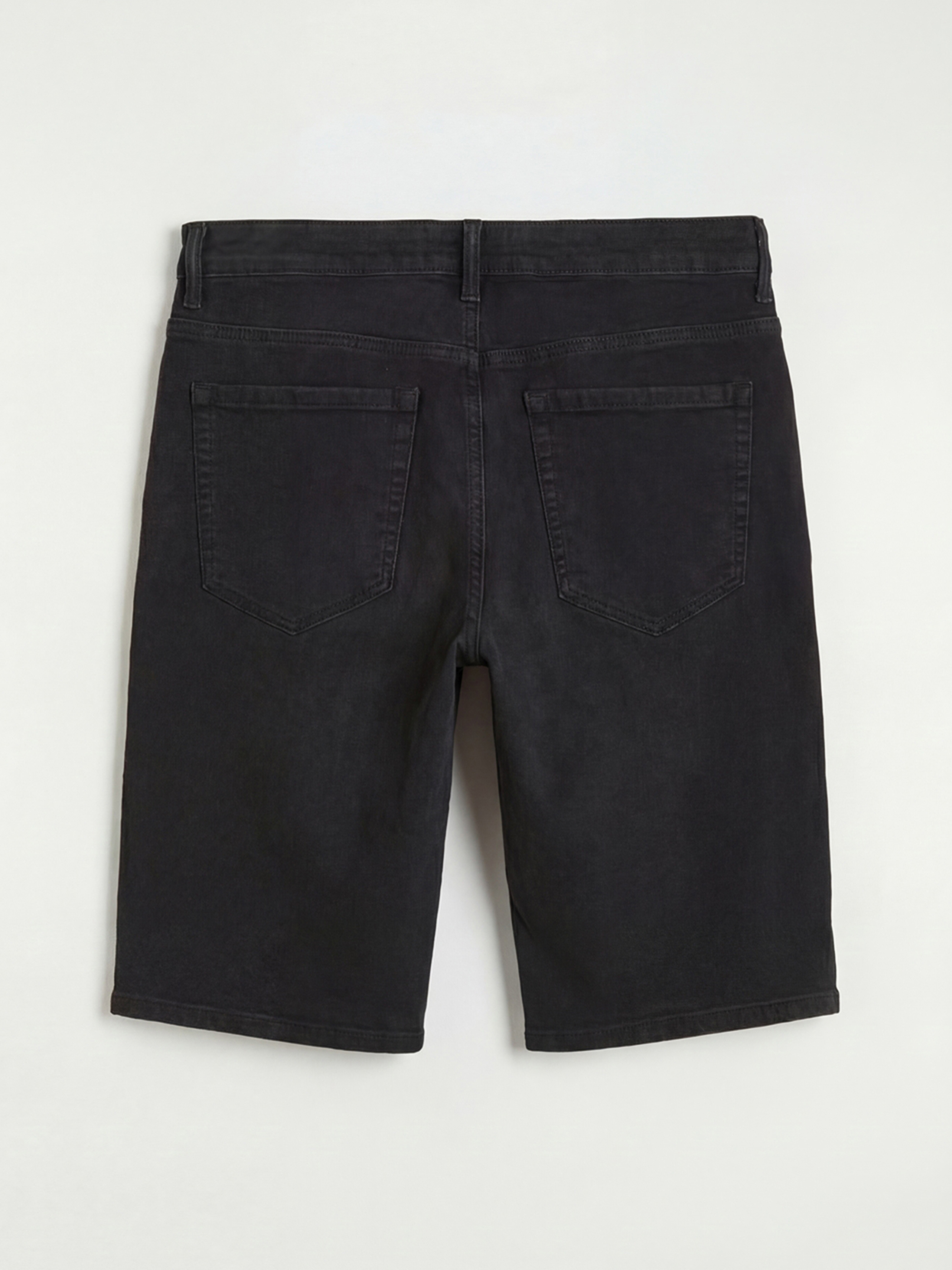 Man BLACK Denim Shorts-5