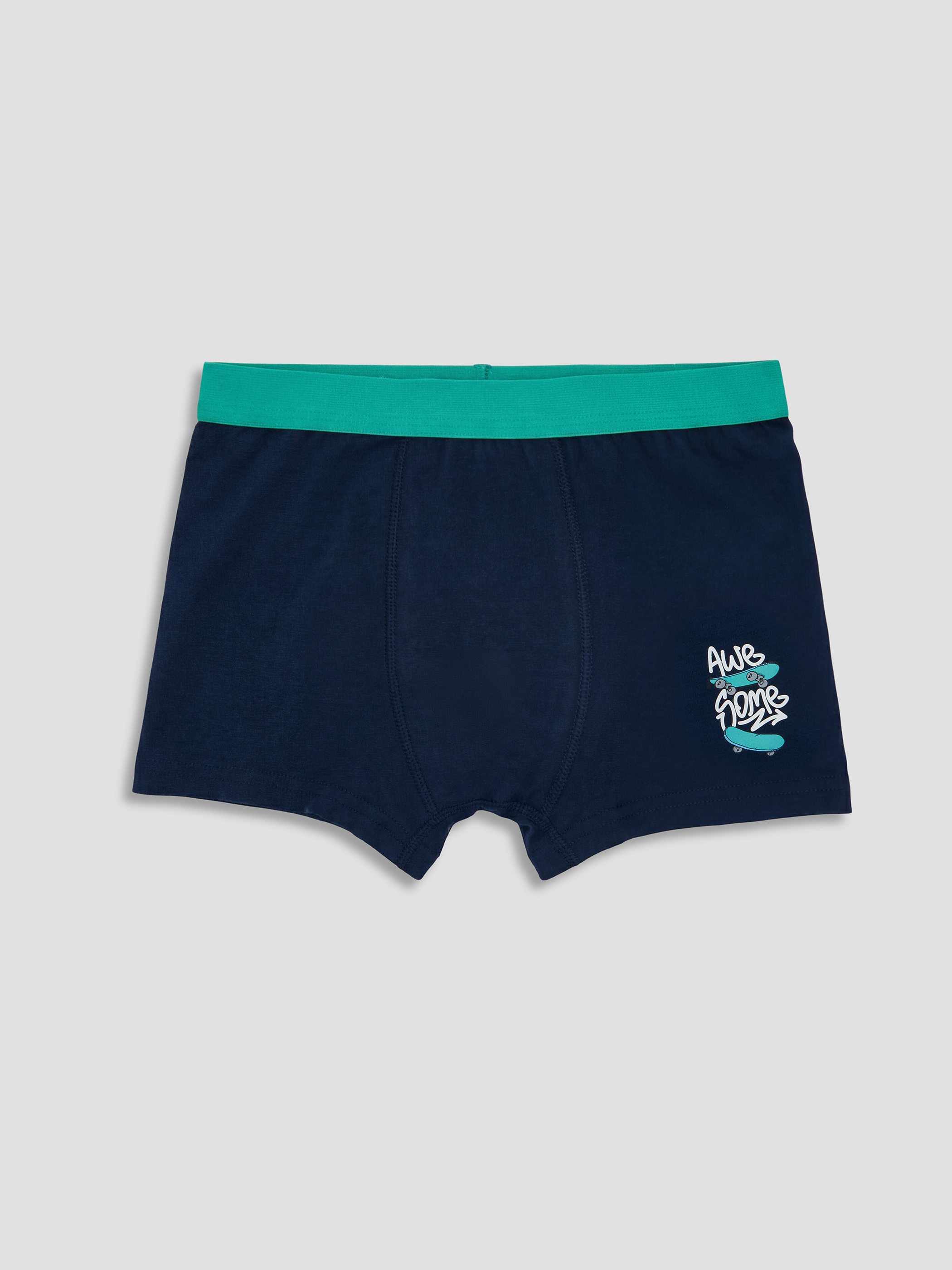 سروال بوكسر مطبوع للأولاد - عبوة من ٣ قطع-2