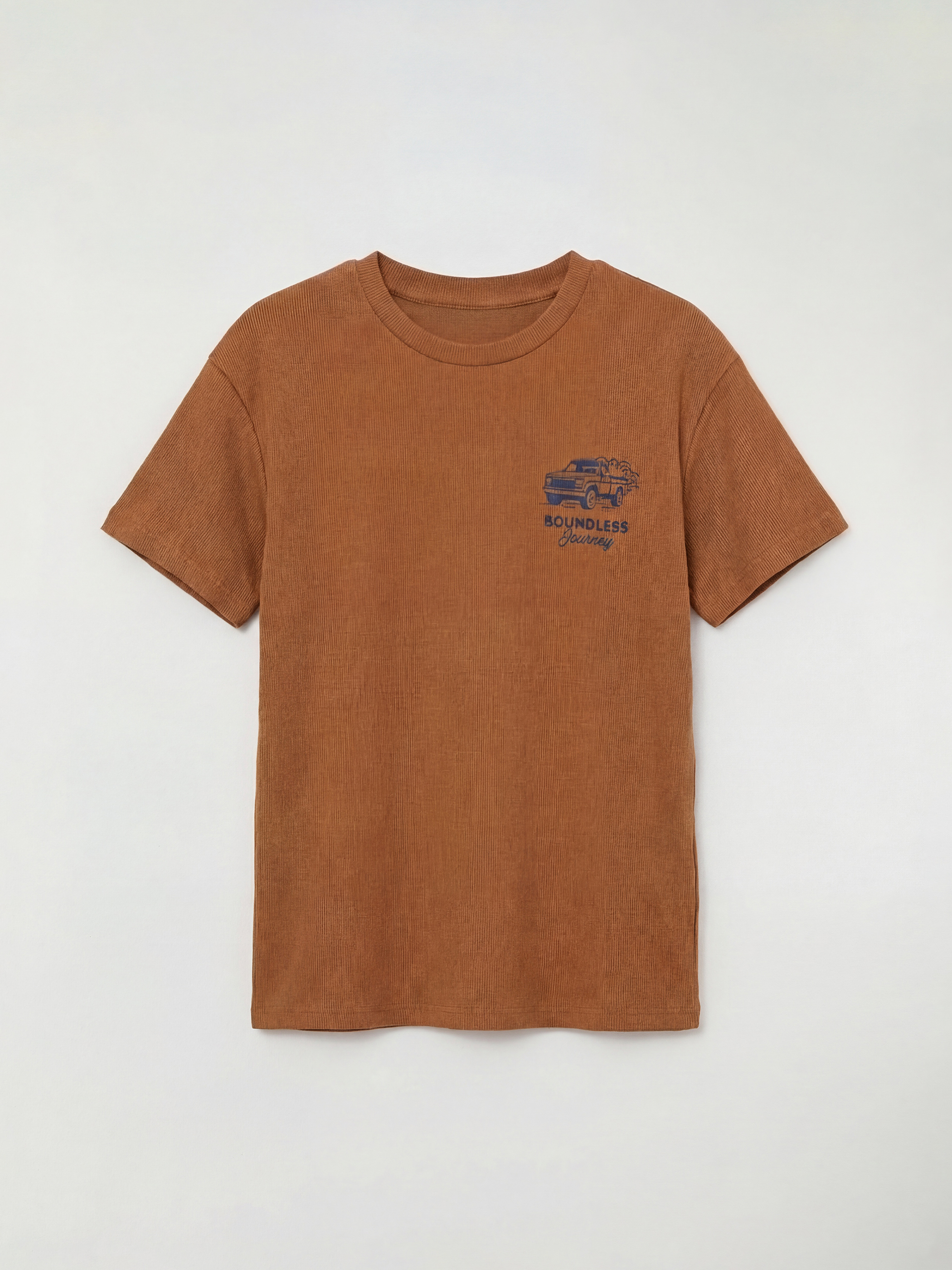 LCW Kids Bisiklet Yaka Baskılı Erkek Çocuk Tişört - S6AN41Z4-8WE