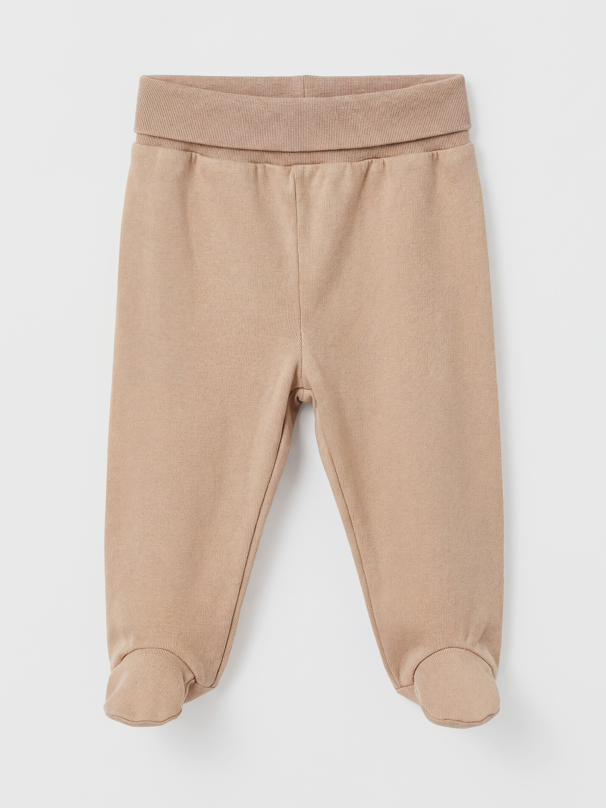 Ekru Erkek Bebek Patikli Pantolon 2'li-1