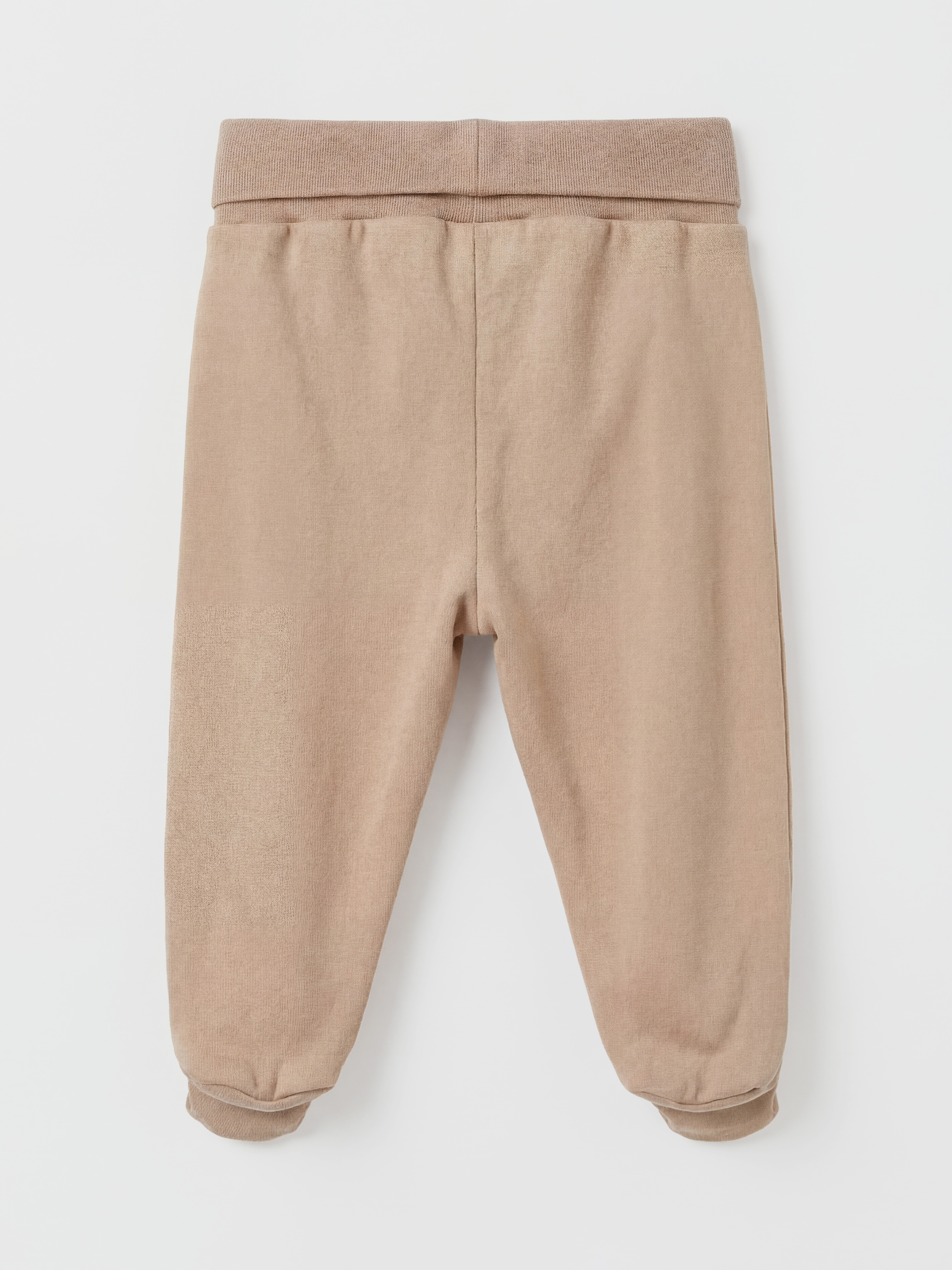 Ekru Erkek Bebek Patikli Pantolon 2'li-2