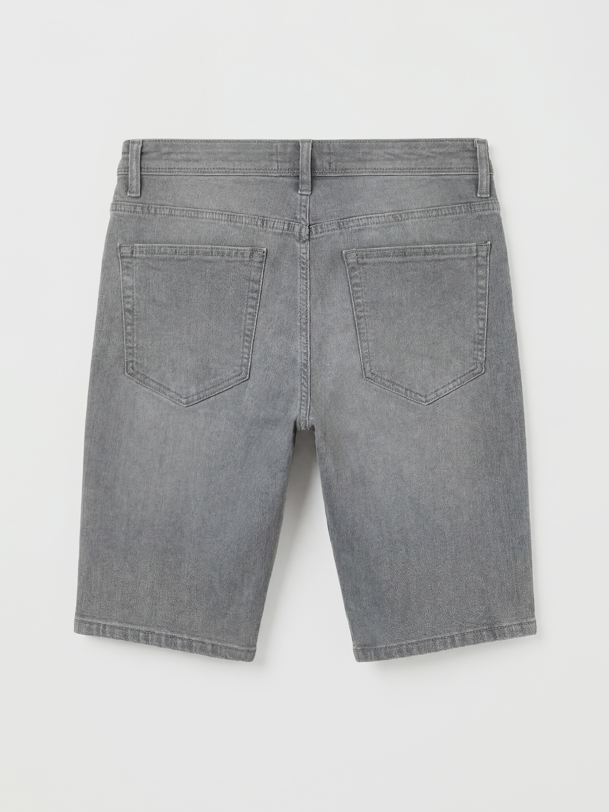 Super Skinny Fit Men's Denim Shorts-4