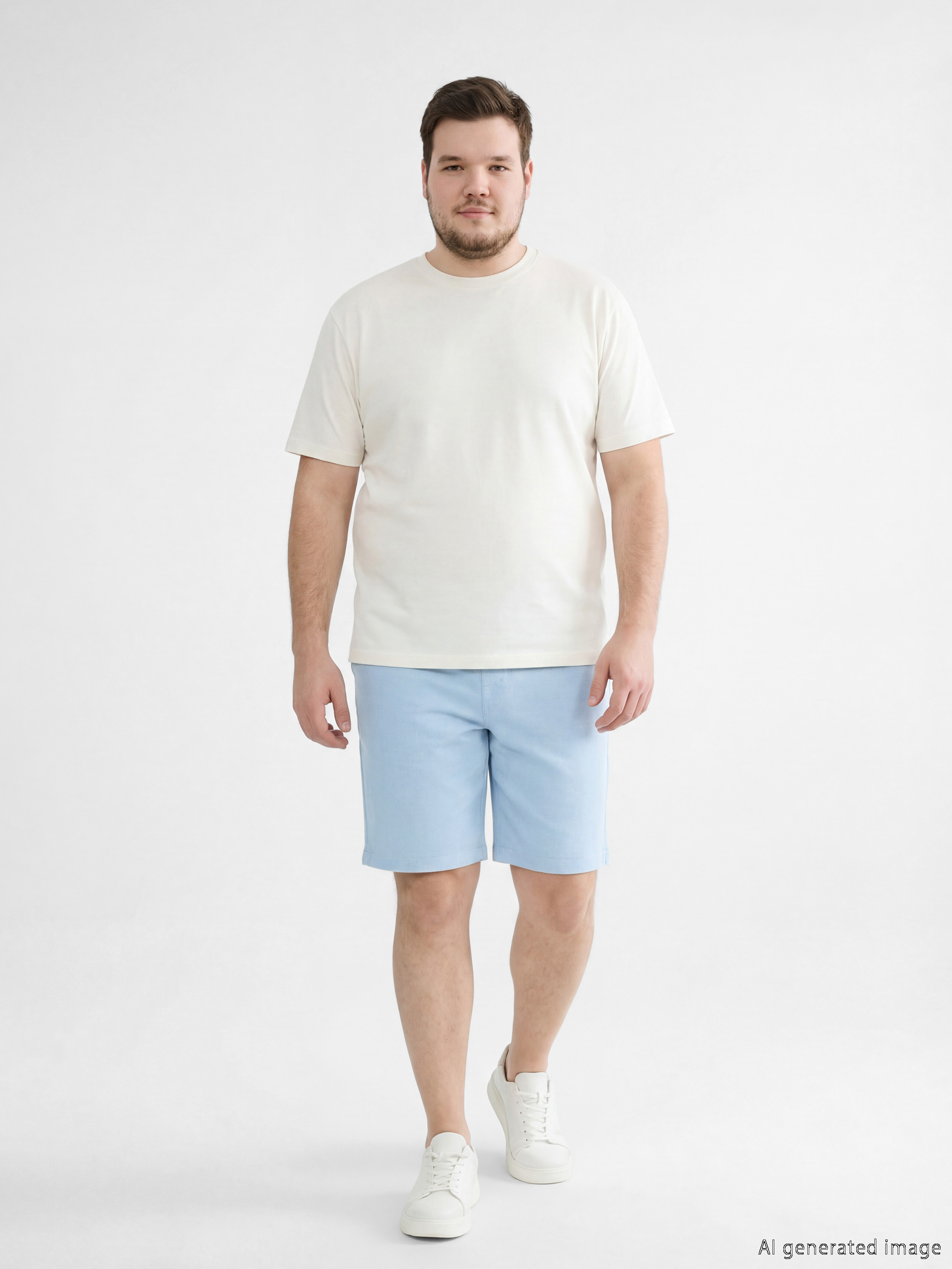 Mavi Standart Kalıp Erkek Şort-1