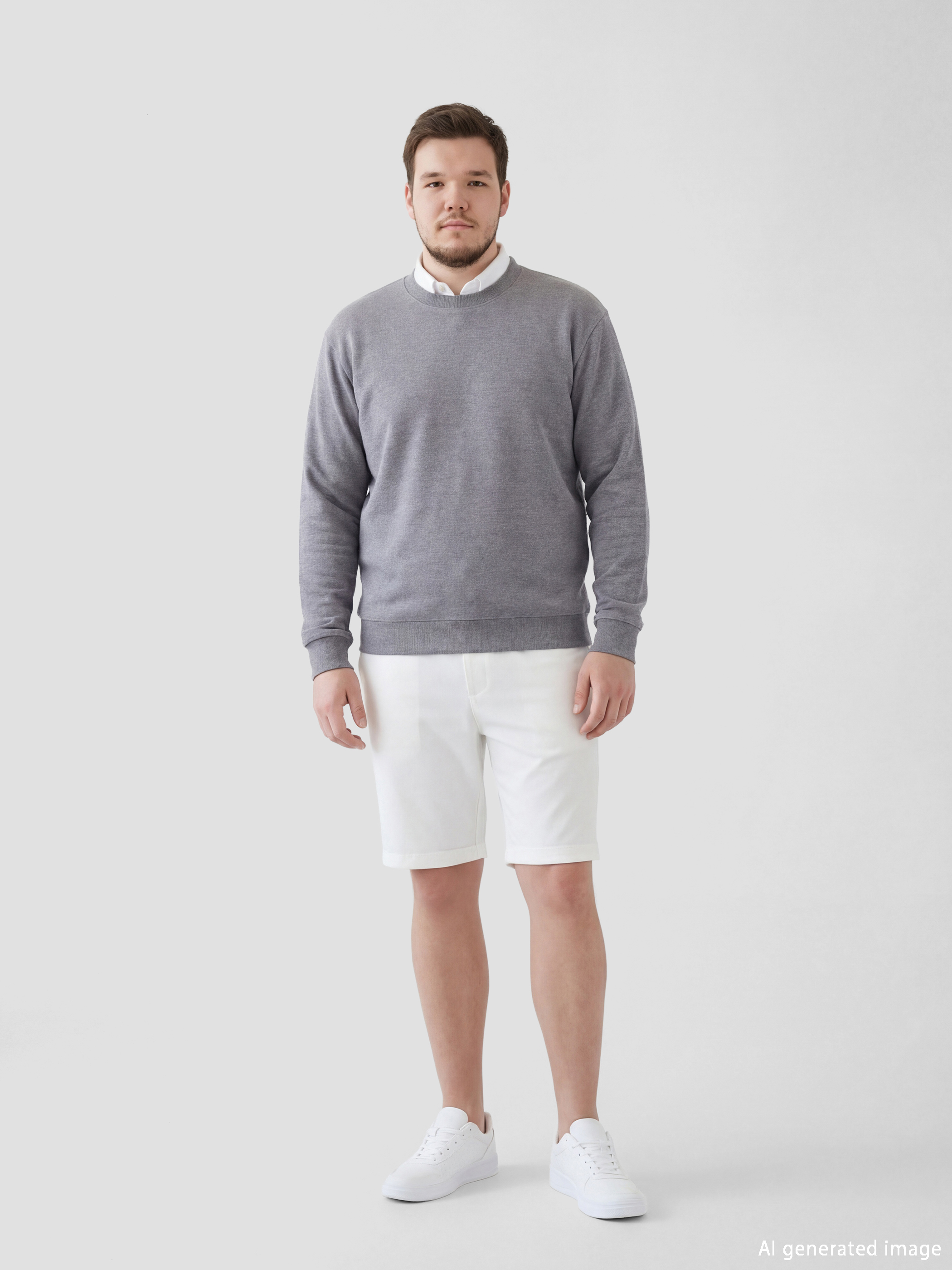 Croială Regular Pantaloni scurți Bărbat-1